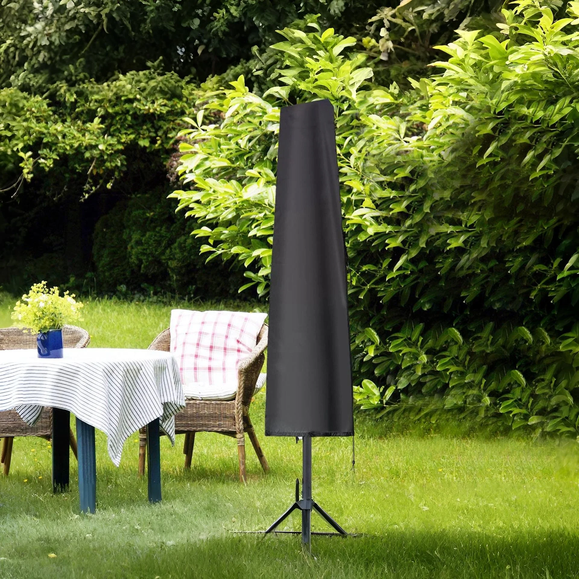Waterproof Outdoor Patio Umbrella Cover with Zipper