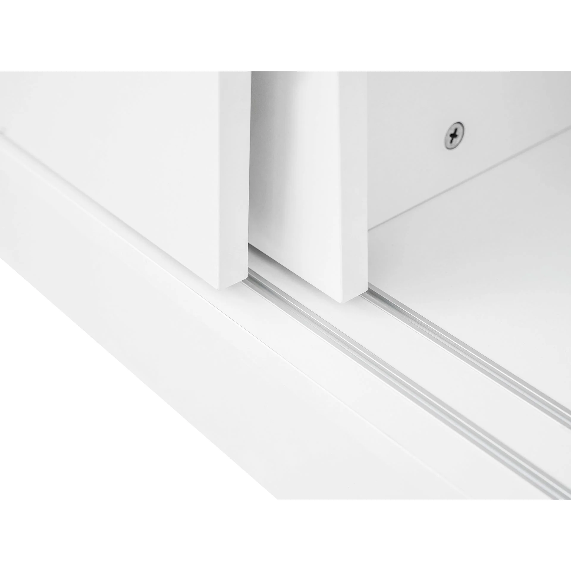 Wayne 120cm Wardrobe With Sliding Doors - White - Image 10