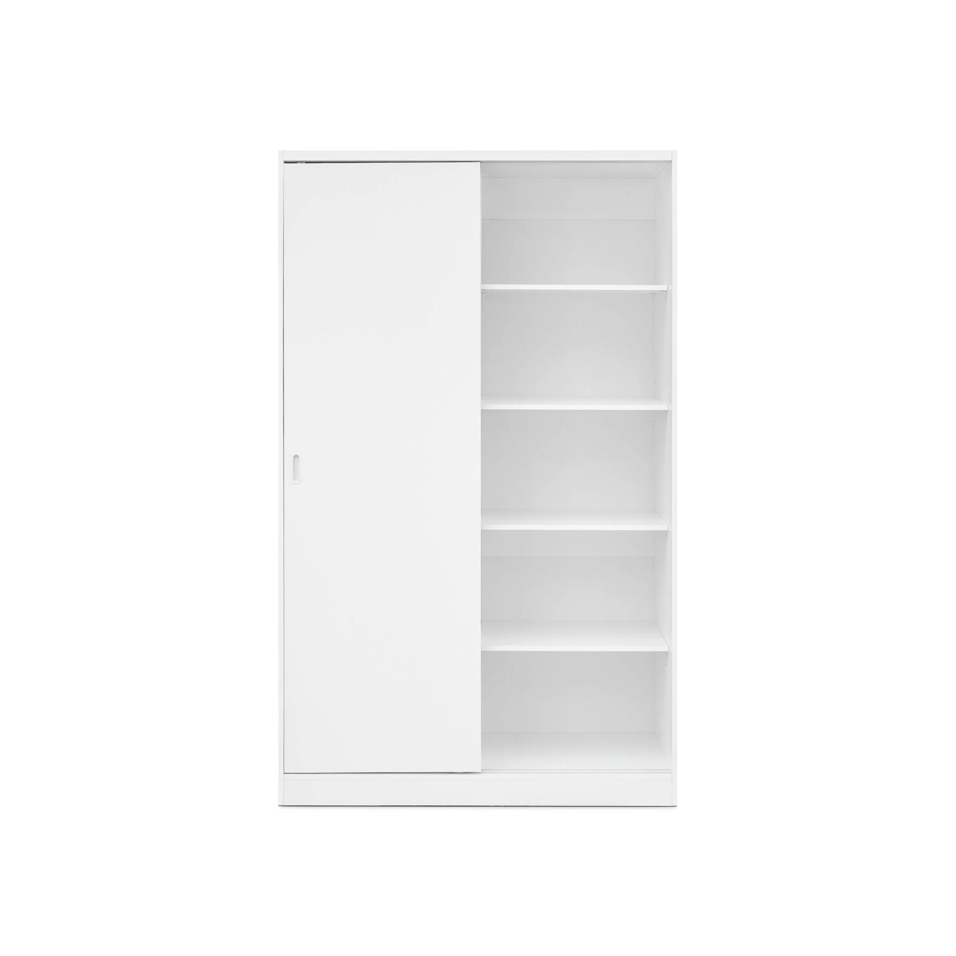 Wayne 120cm Wardrobe With Sliding Doors - White - Image 5