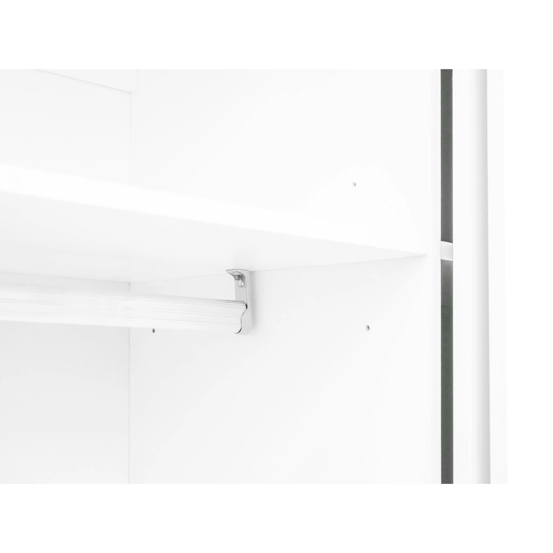 Wayne 120cm Wardrobe With Sliding Doors - White - Image 7
