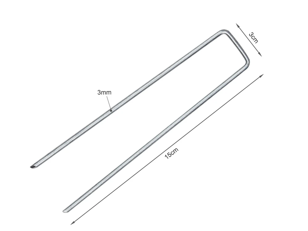 Weedmat Pins Weed Mat Pegs Weedmat Staples 200pcs - Image 5