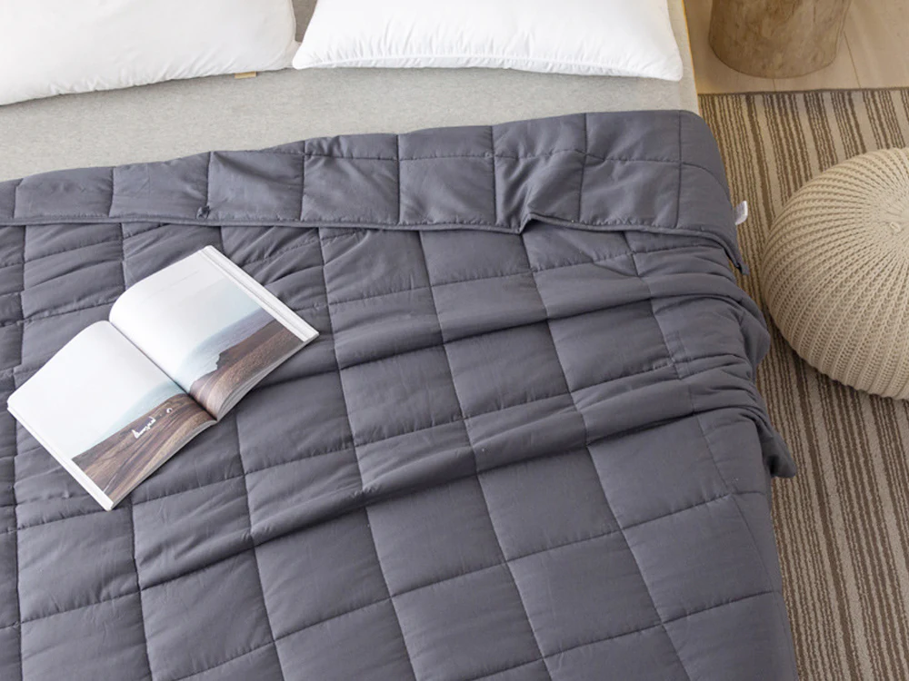 Weighted Blanket 104cm x 152cm 5kg - GREY - Image 2