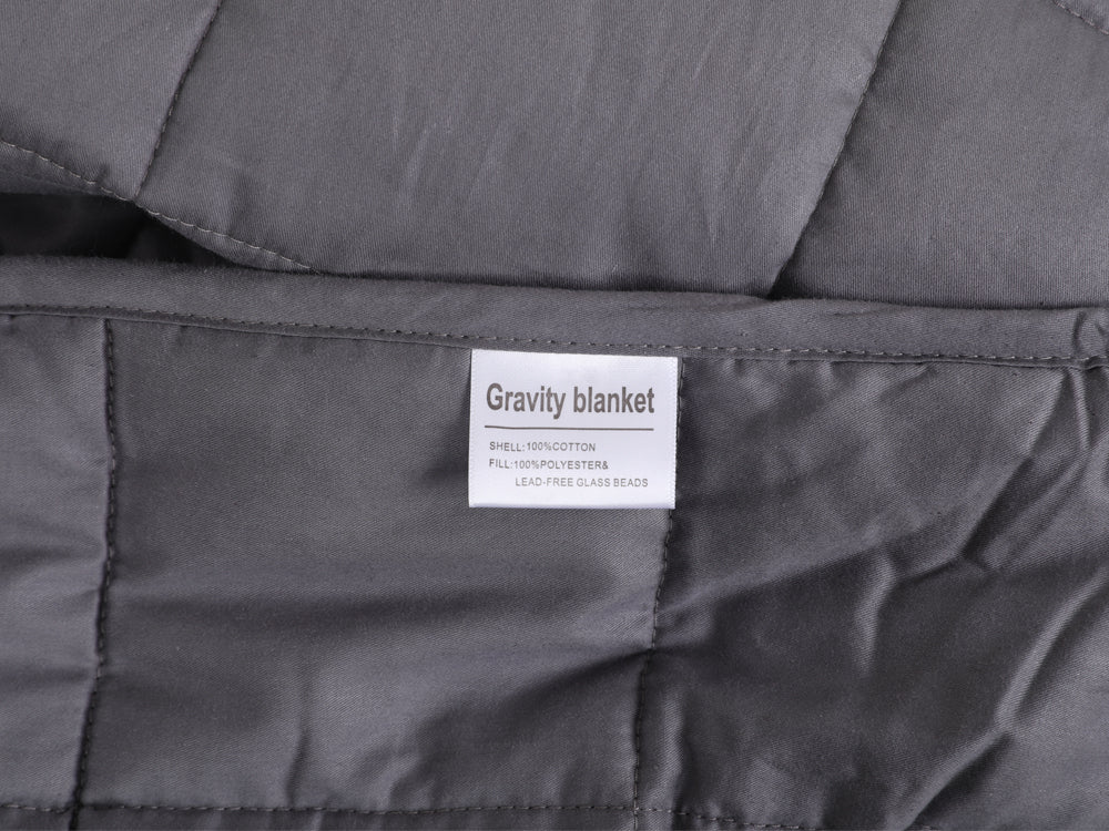 Weighted Blanket 122cm x 183cm 5kg - GREY - Image 6