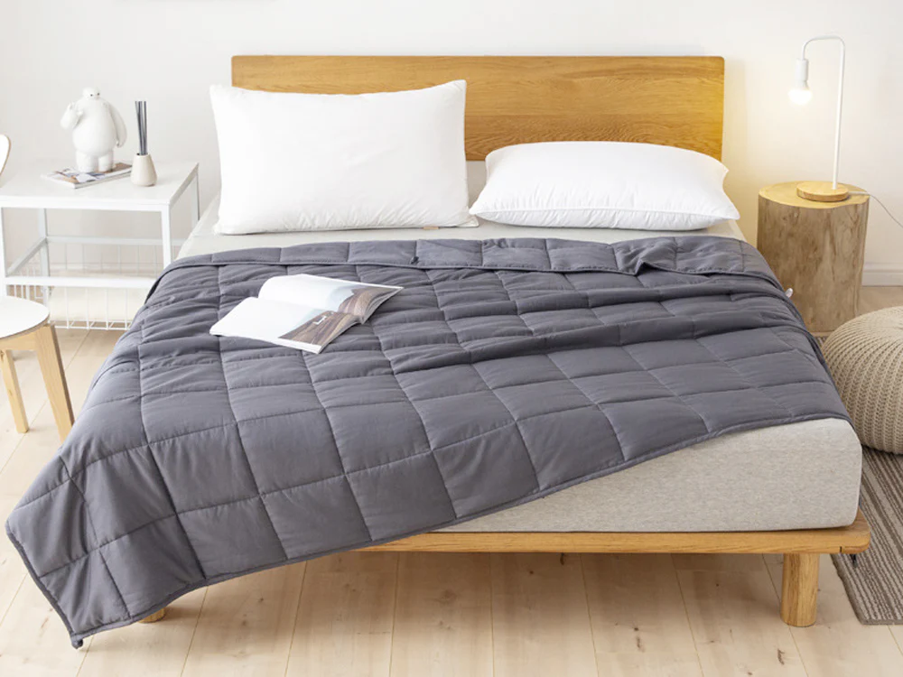 Weighted Blanket 152cm x 203cm 9kg - GREY - Image 11