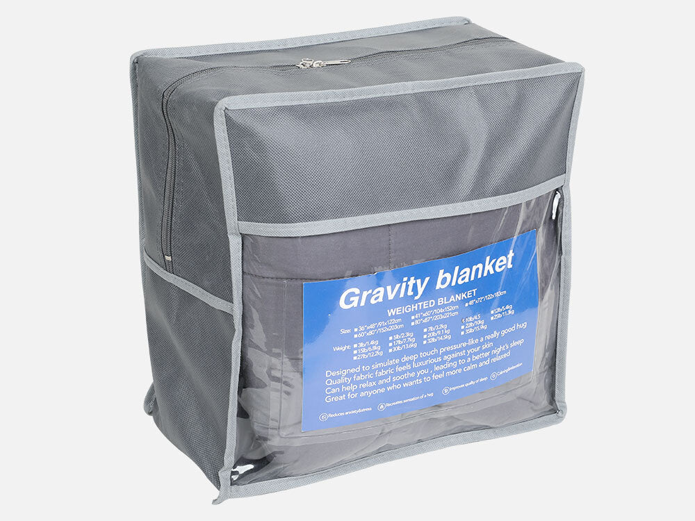 Weighted Blanket 152cm x 203cm 9kg - GREY - Image 14