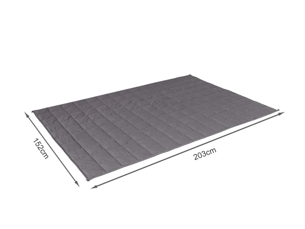 Weighted Blanket 152cm x 203cm 9kg - GREY - Image 3