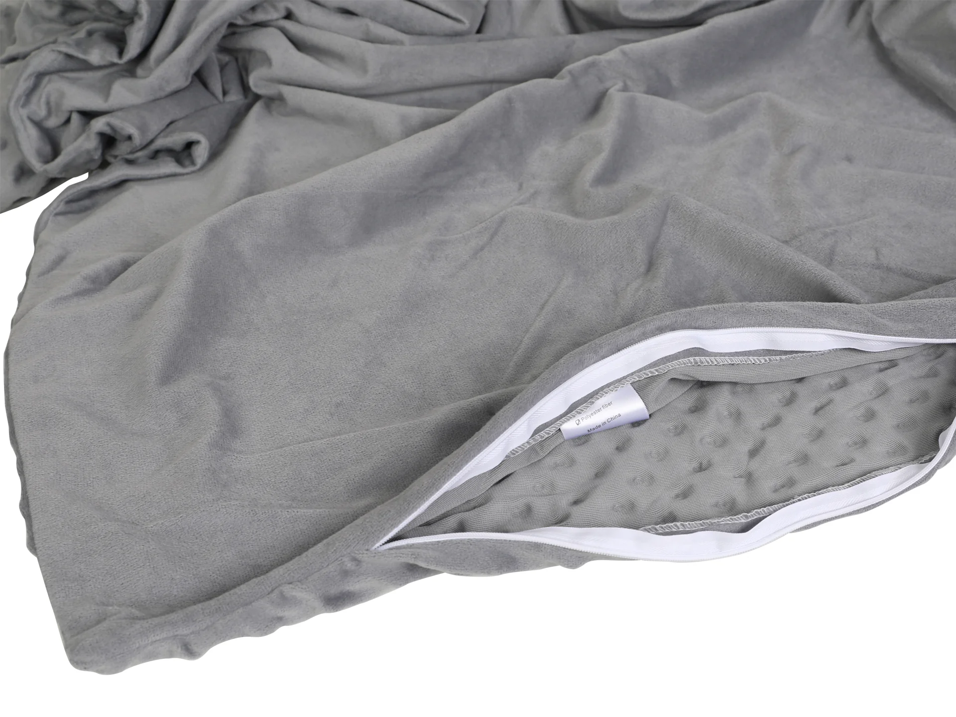 Weighted Blanket Cover 122cm x 183cm - GREY - Image 13