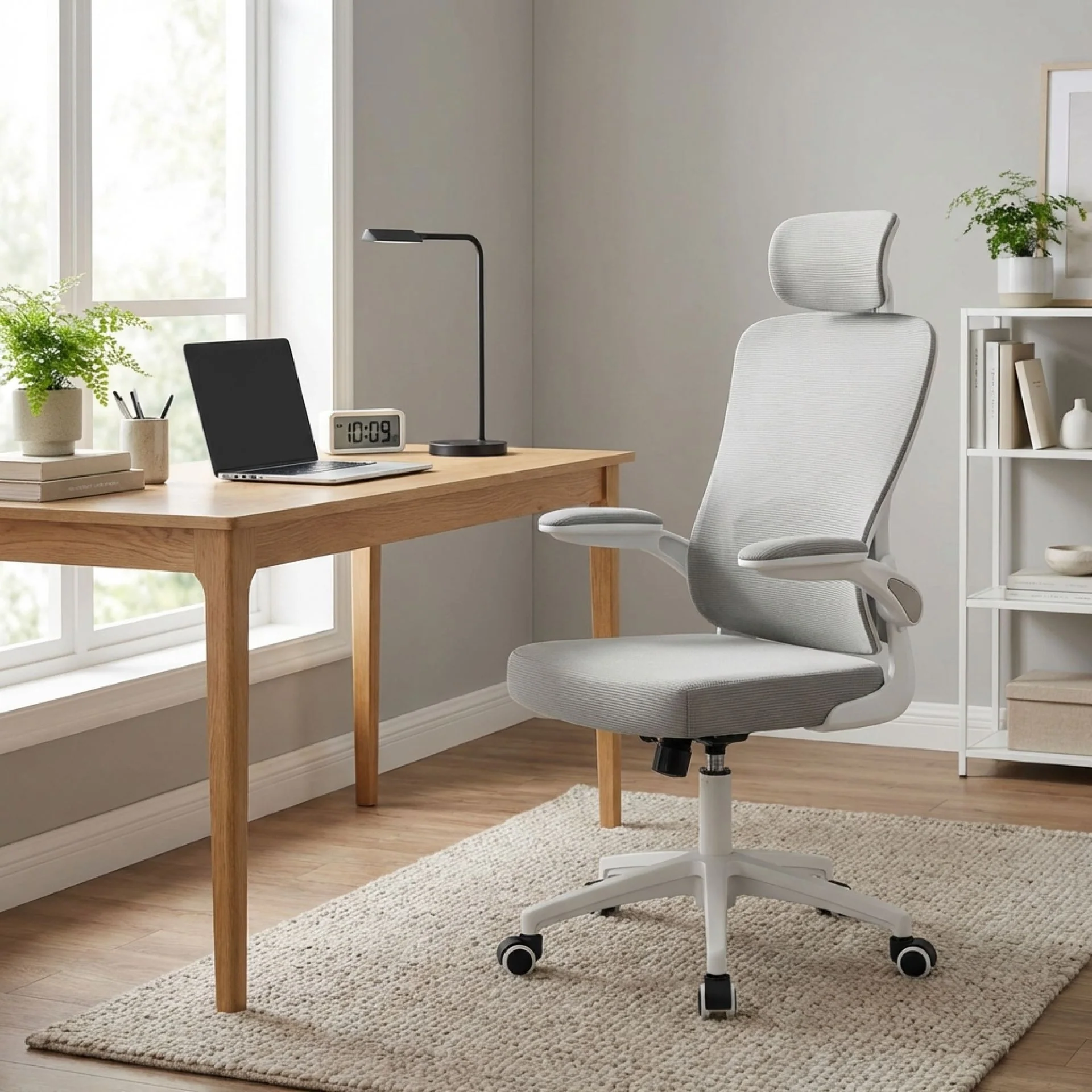 Wells Office Chair - Grey - Image 3