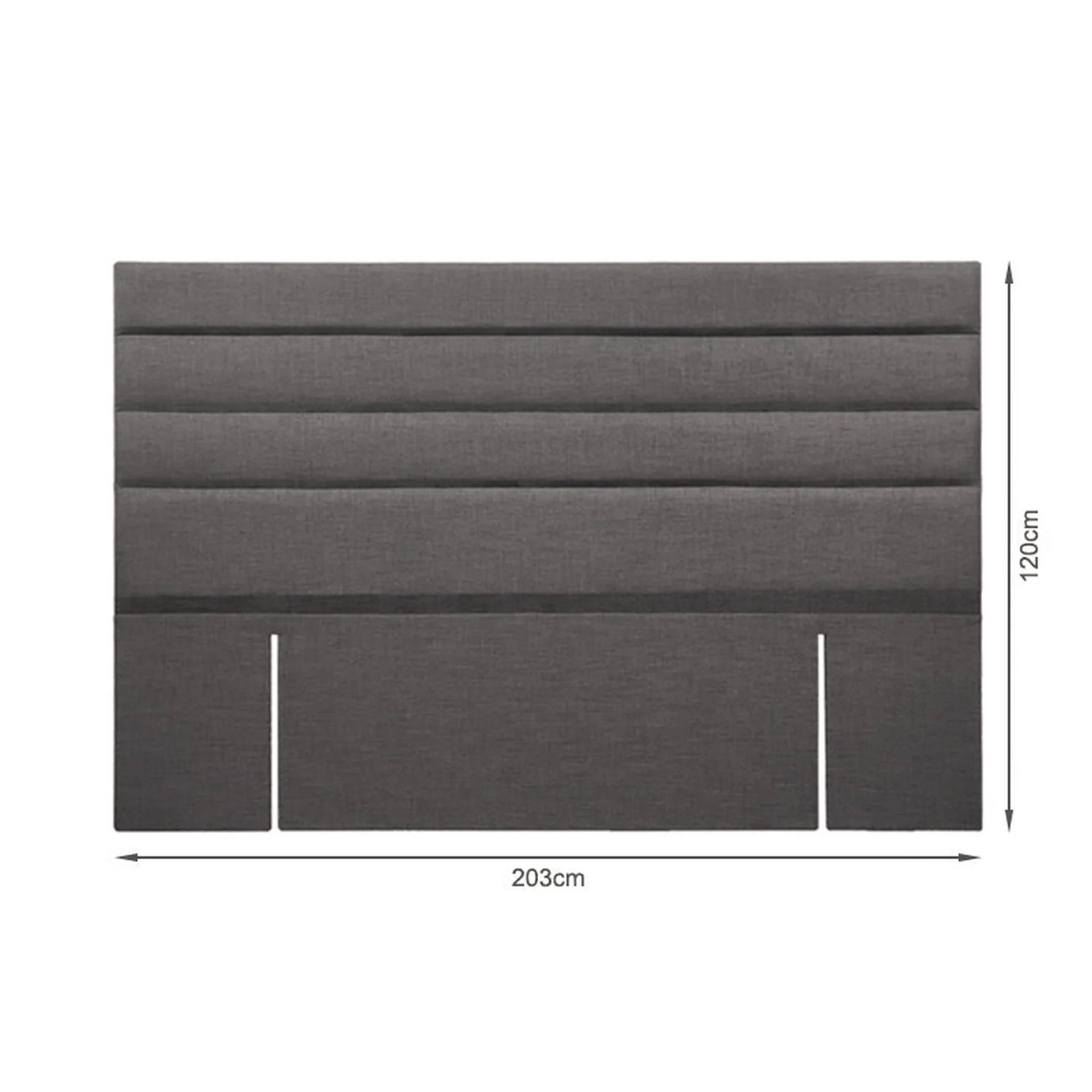WENDY Upholstered Headboard California King - SLATE - Image 9