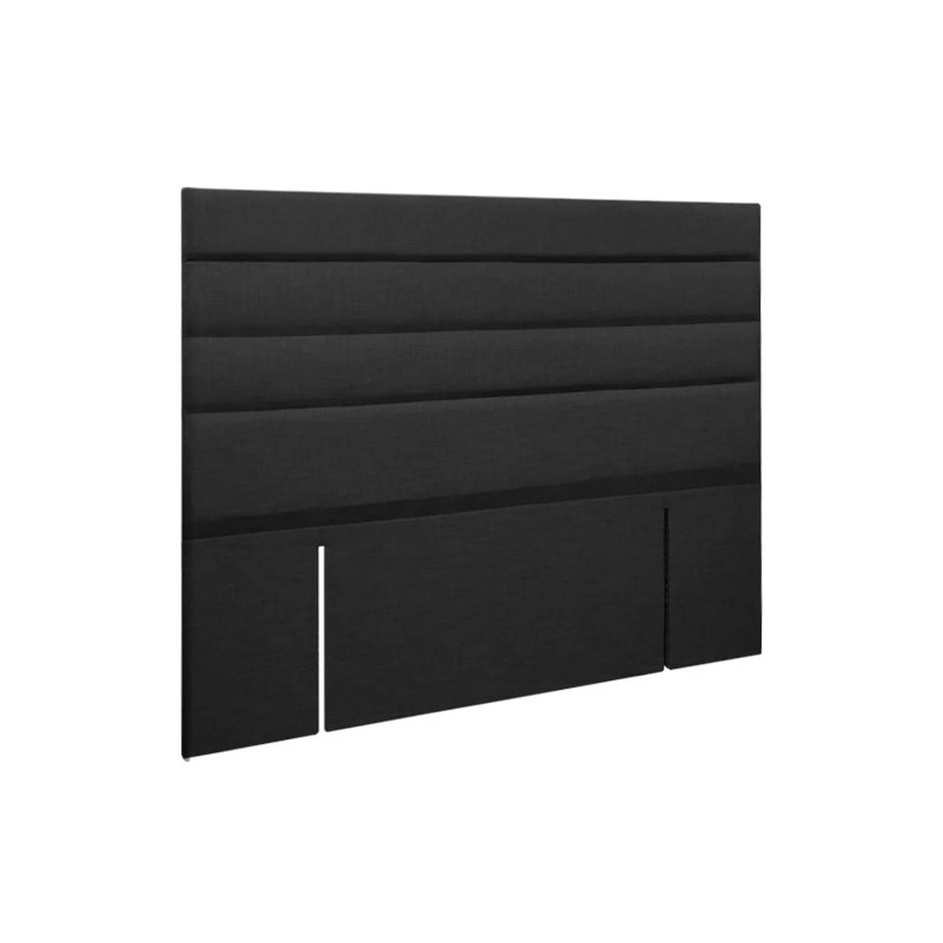 WENDY Upholstered Headboard Double - BLACK - Image 2