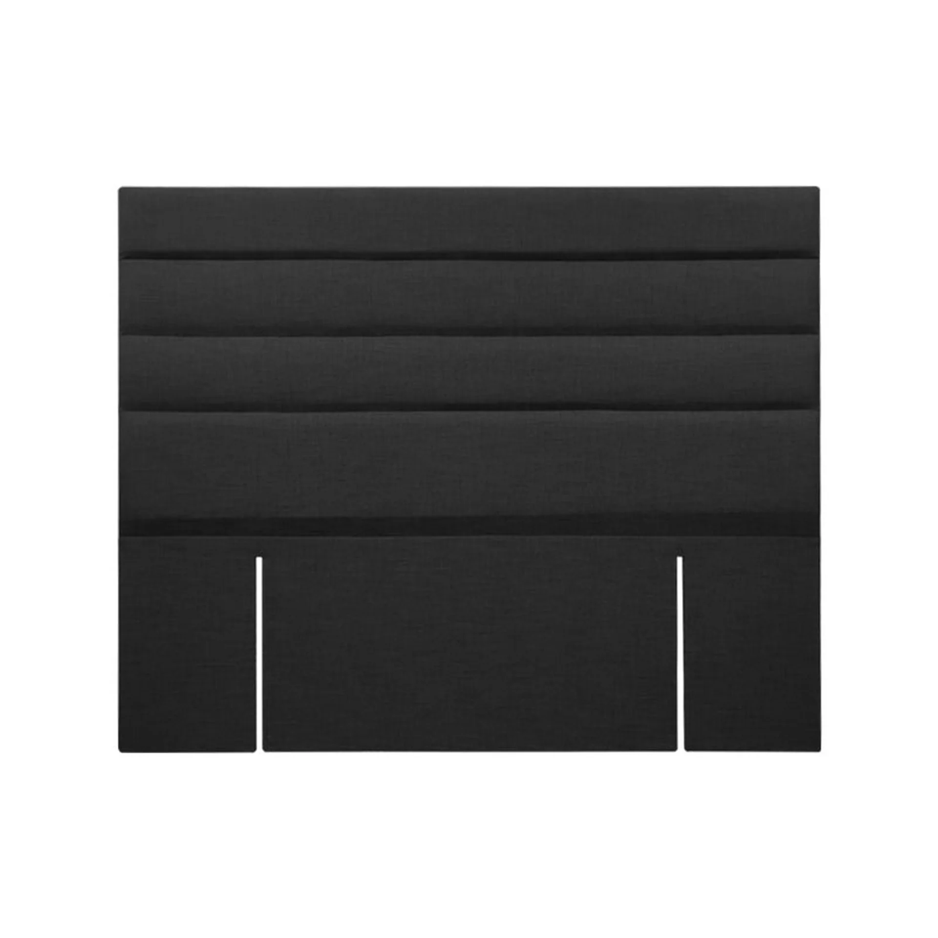 WENDY Upholstered Headboard Double - BLACK - Image 3