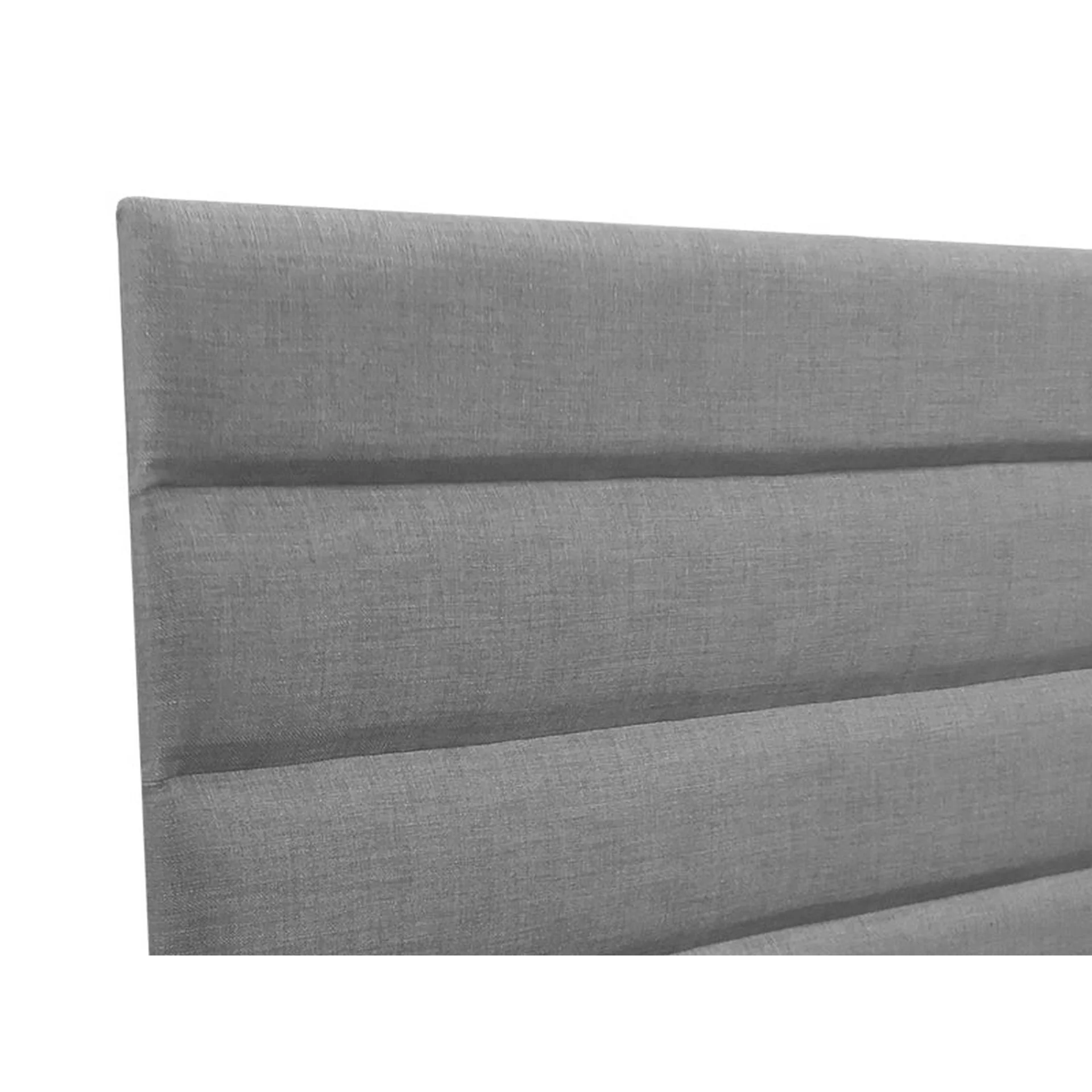 WENDY Upholstered Headboard King Single - GREY - Image 5