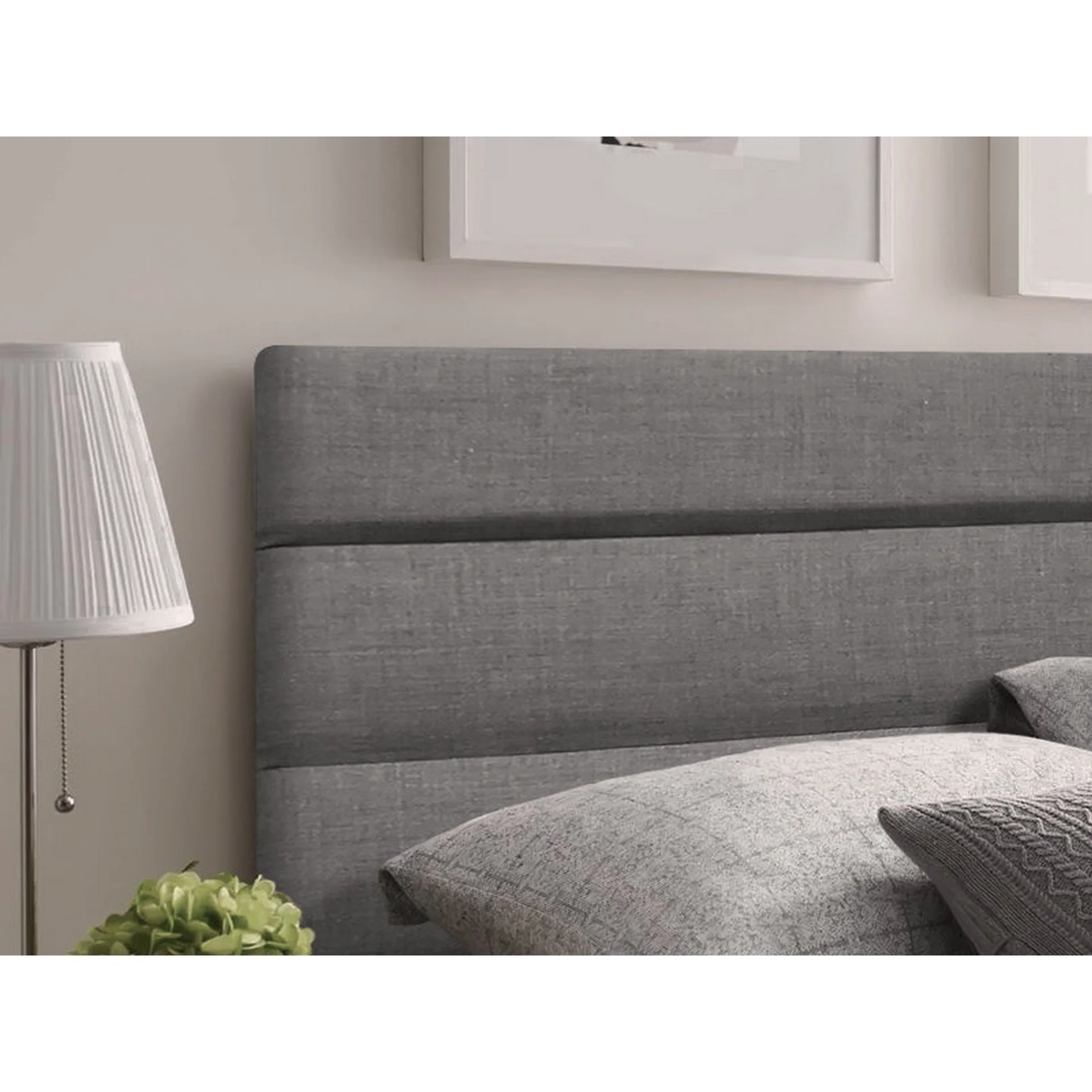 WENDY Upholstered Headboard Super King - SLATE - Image 8