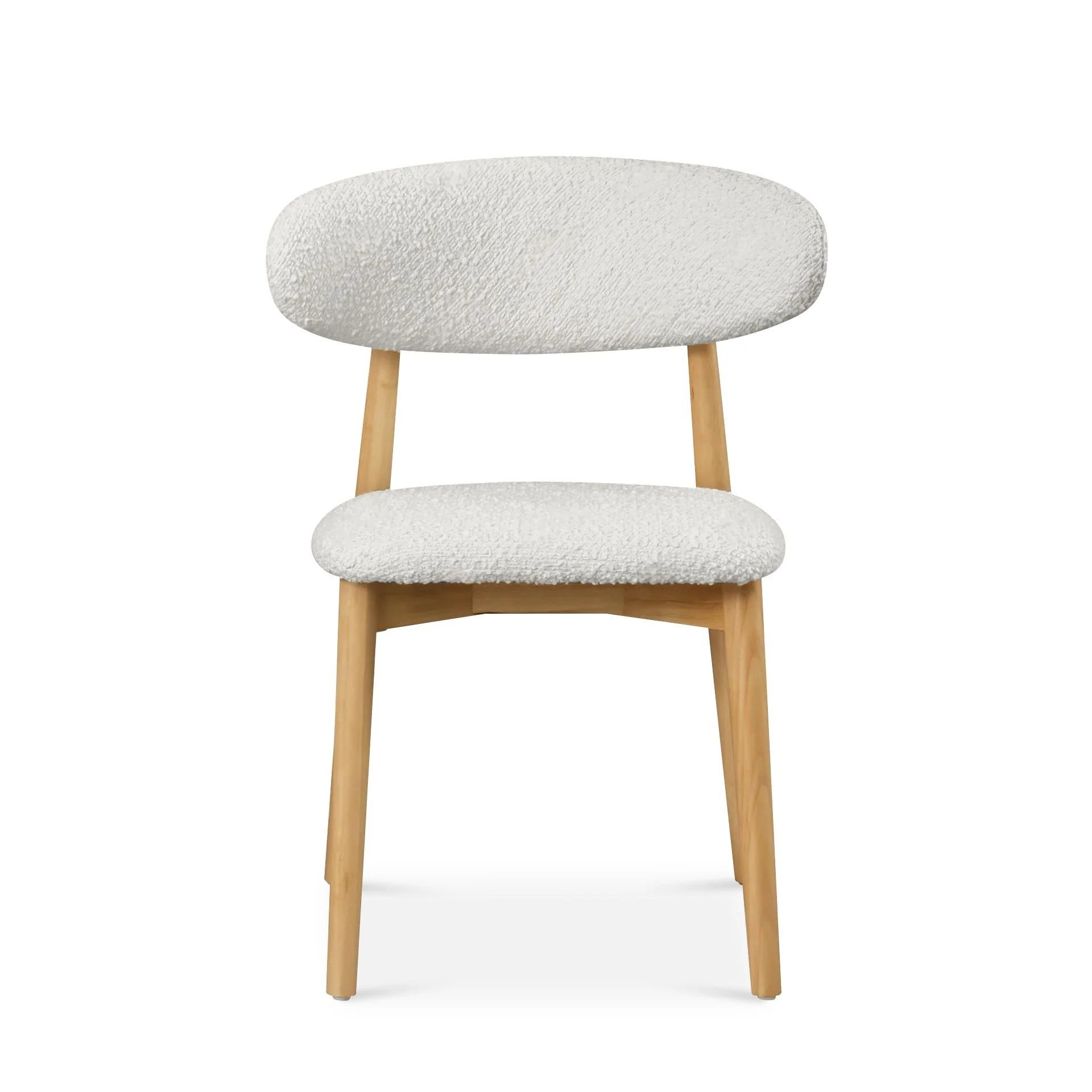 Wesley Rubber Wood Dining Chair - Set of 2 - White - Image 3