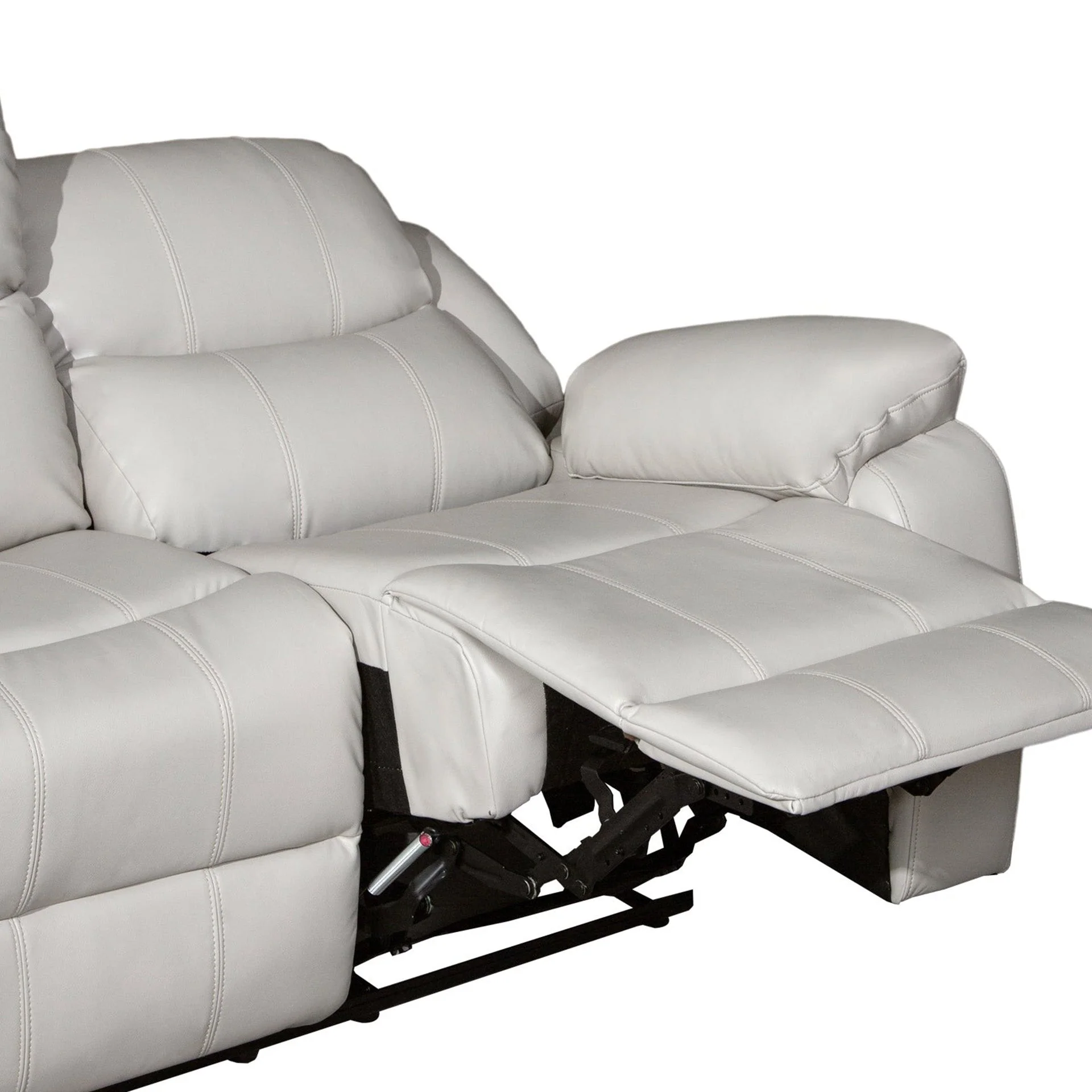 Wilson Manual 2 Seater Recliner Sofa - Beige - Image 10