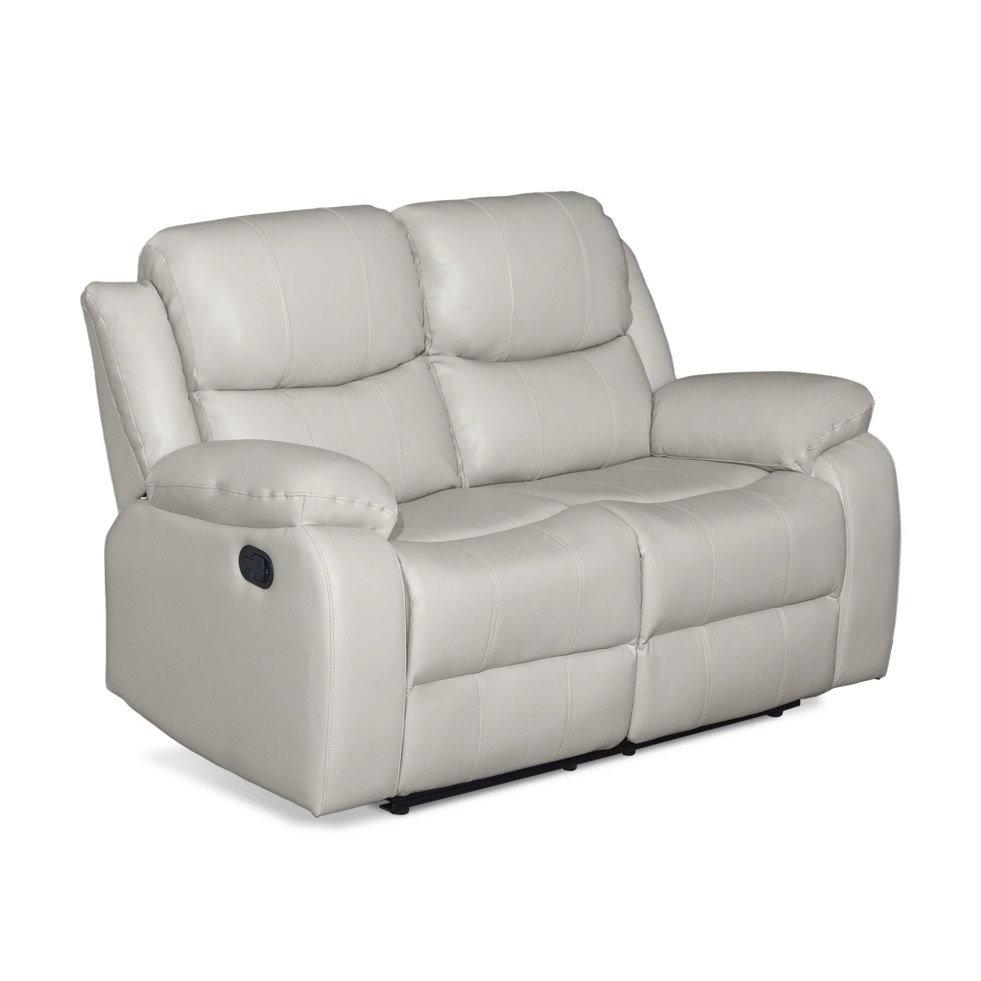 Wilson Manual 2 Seater Recliner Sofa - Beige - Image 6