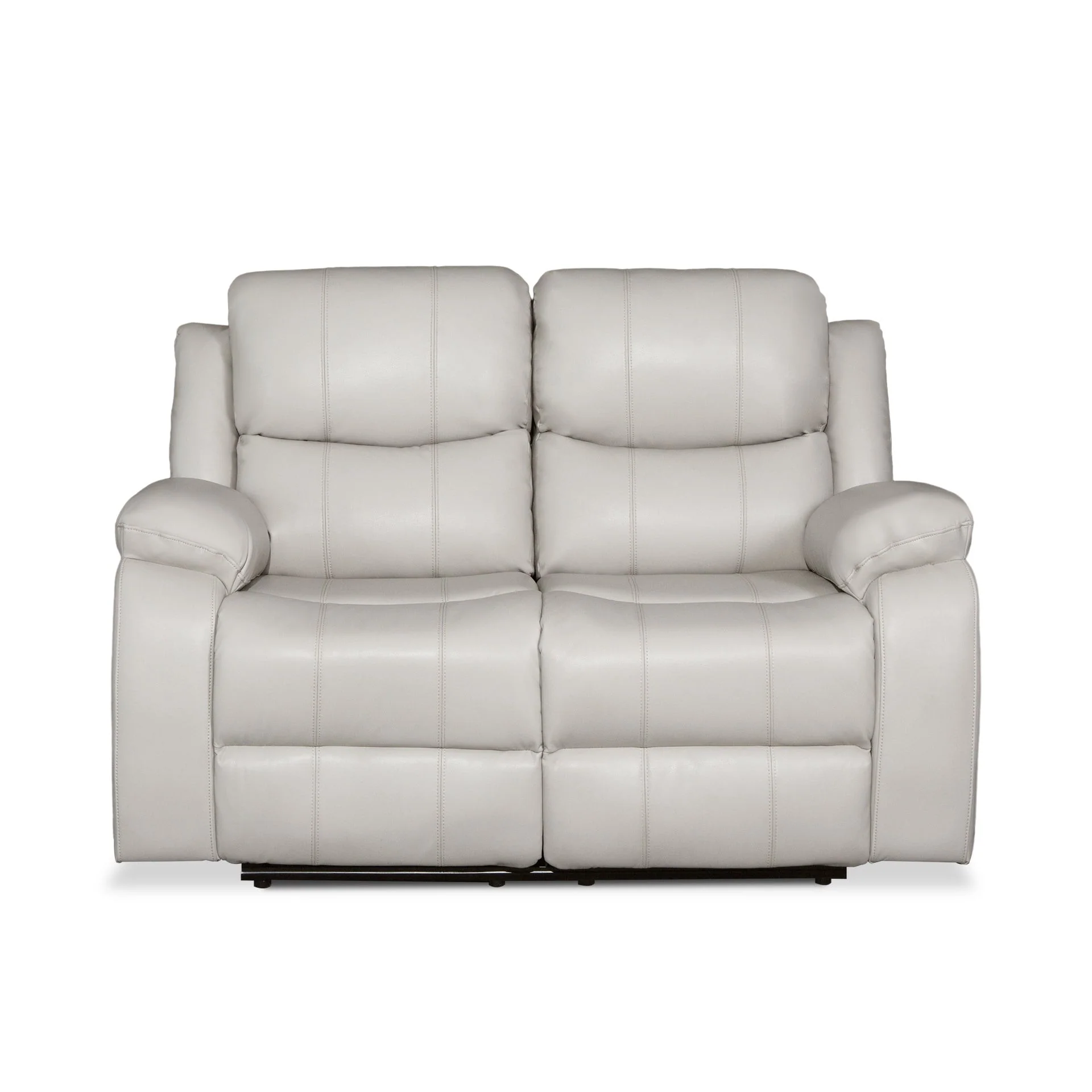 Wilson Manual 2 Seater Recliner Sofa - Beige - Image 7