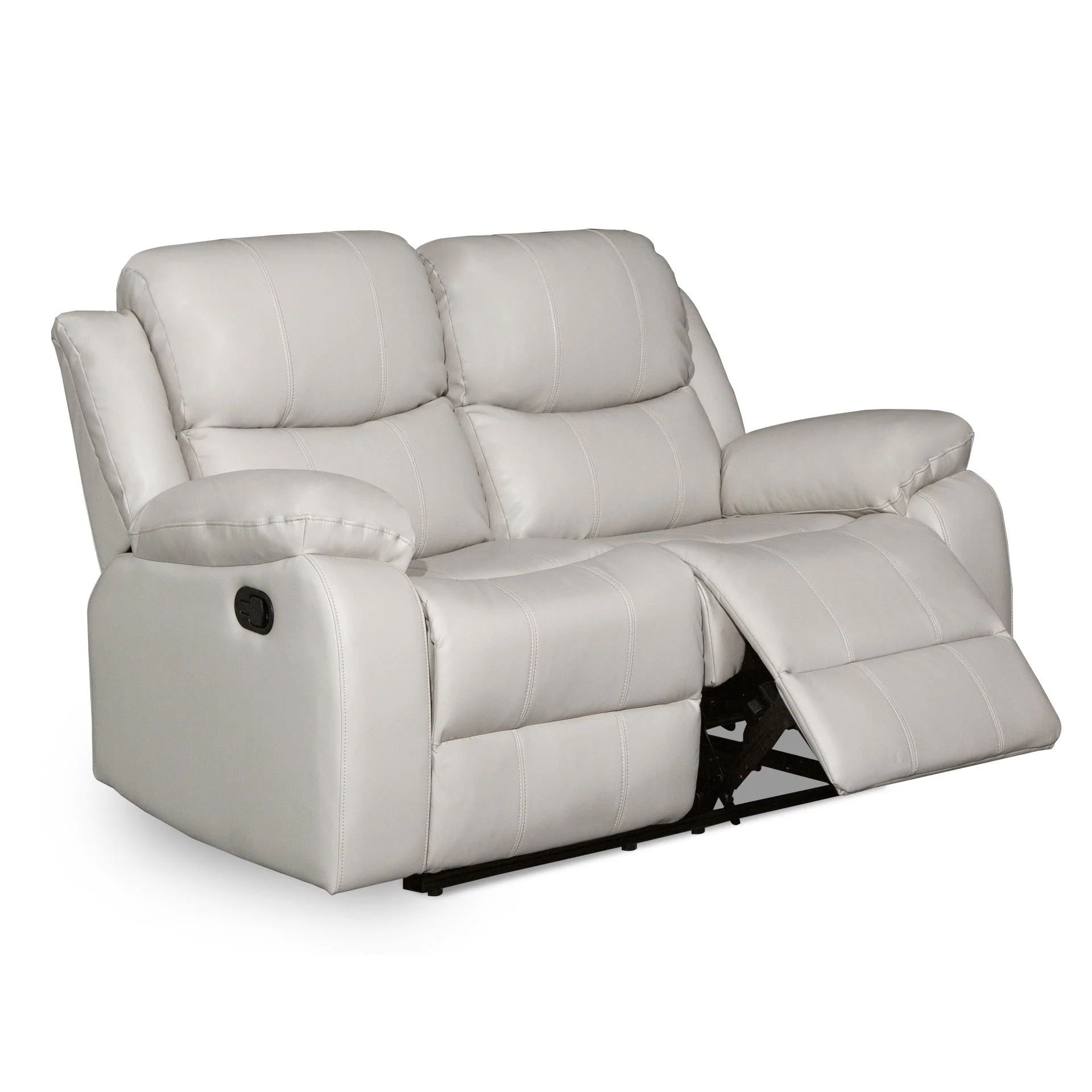 Wilson Manual 2 Seater Recliner Sofa - Beige - Image 8