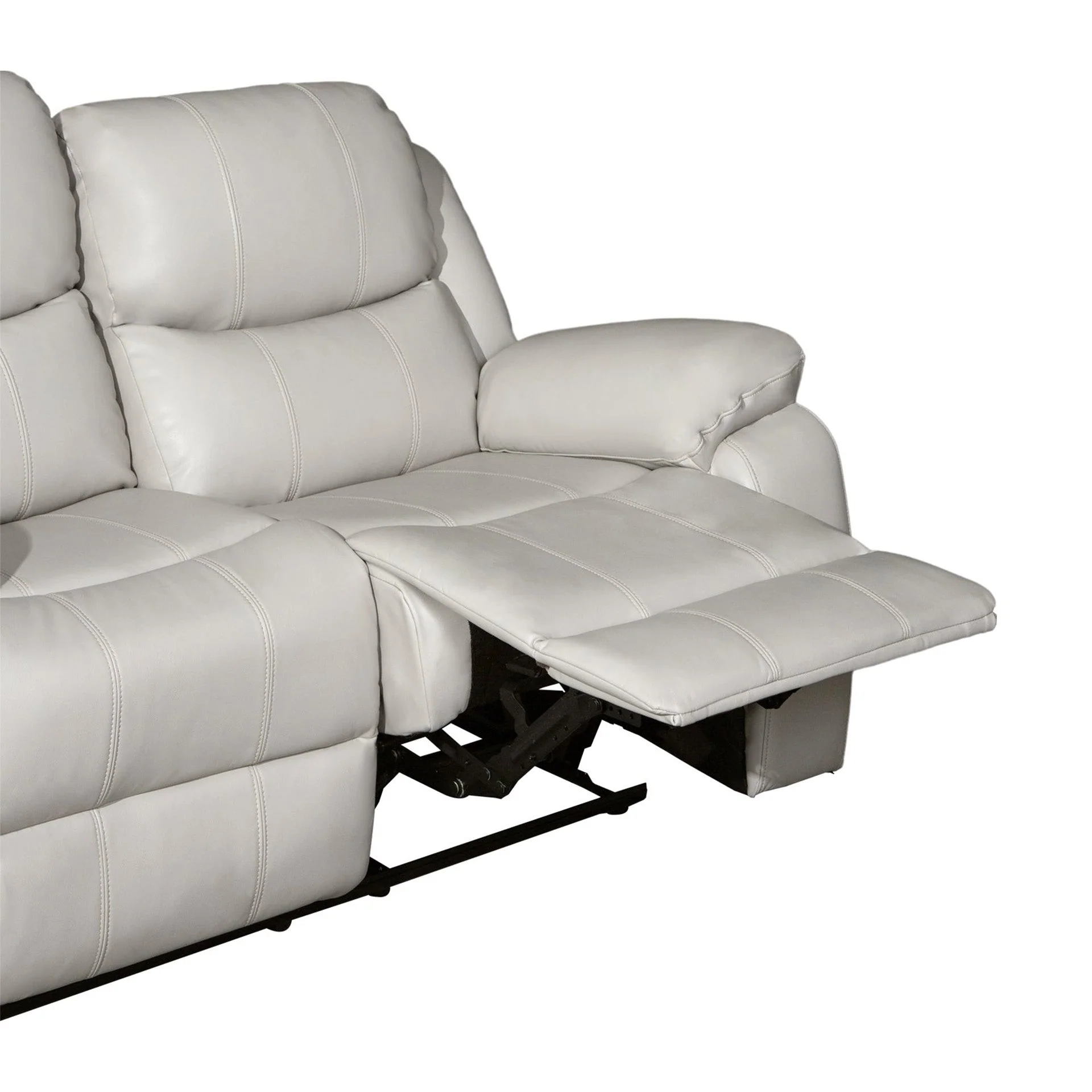 Wilson Manual 2 Seater Recliner Sofa - Beige - Image 9