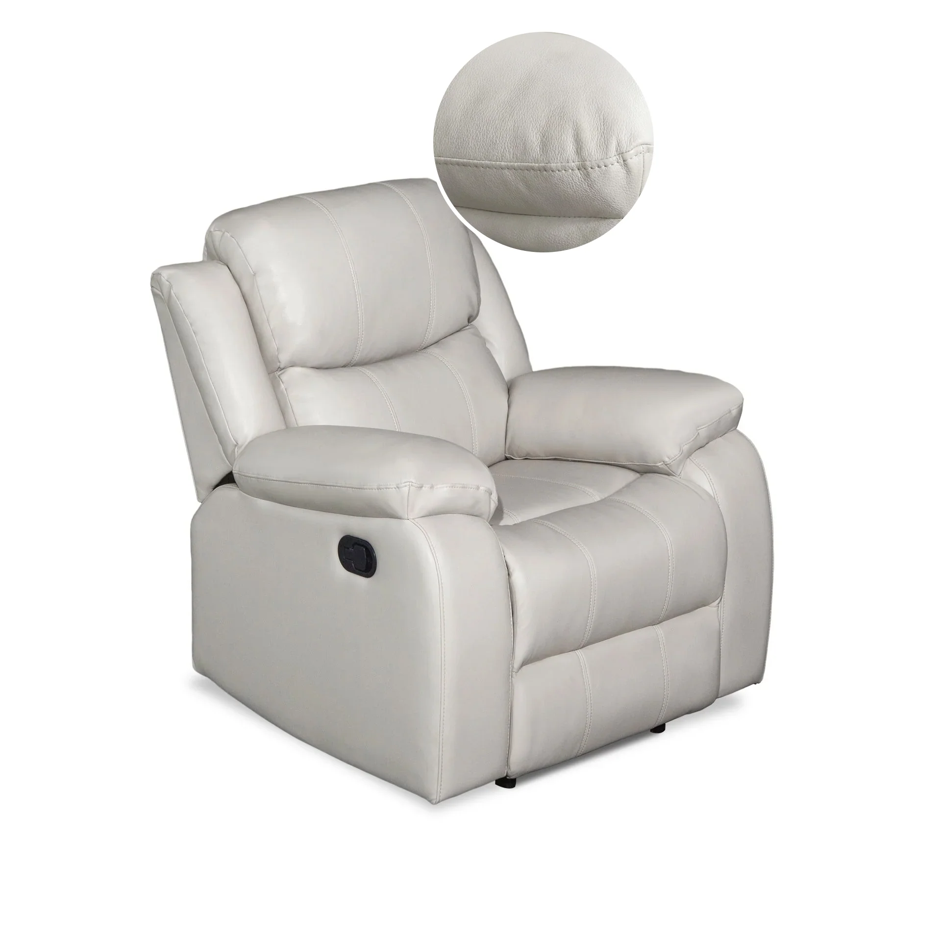 Wilson Manual Recliner Chair - Beige - Image 8