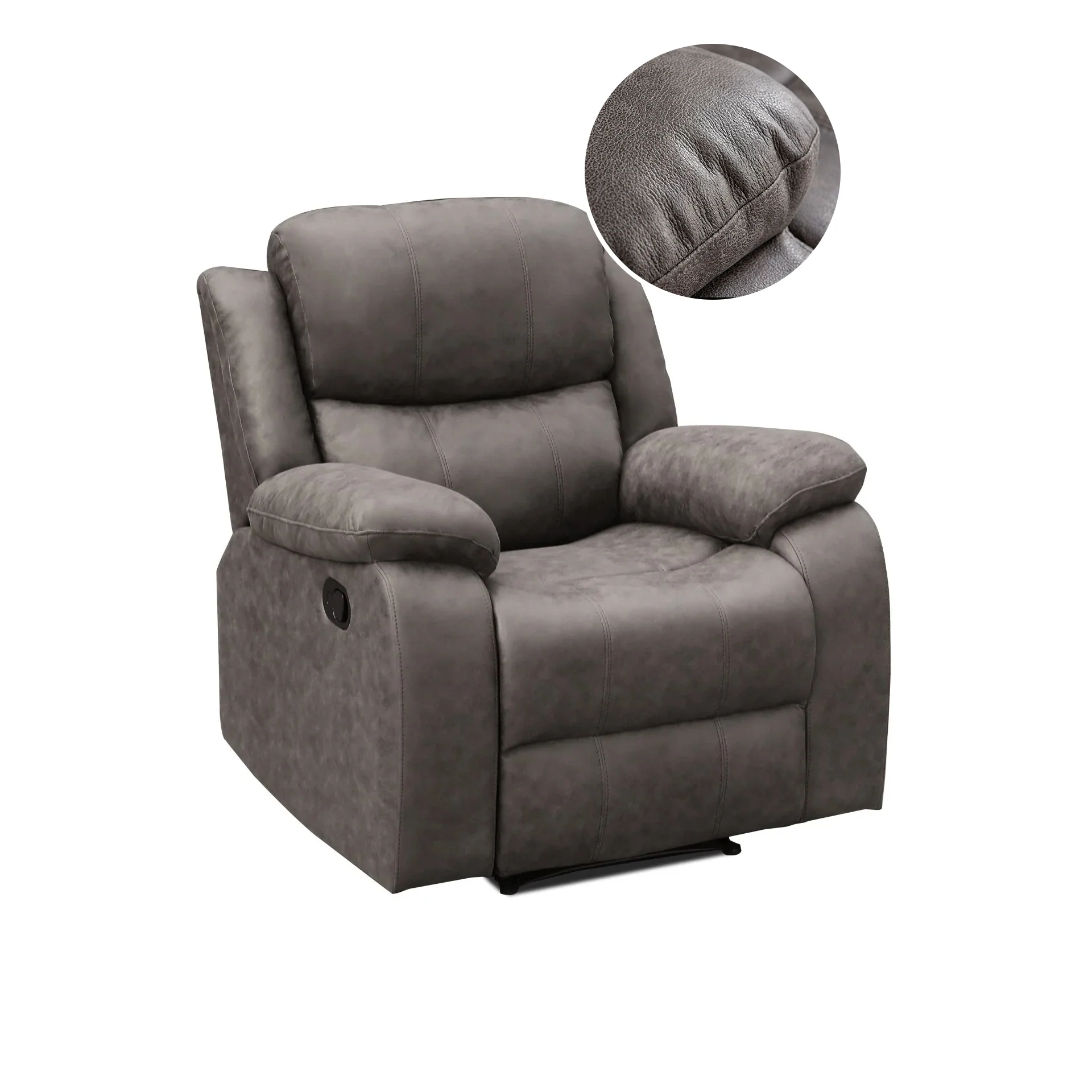 Wilson Manual Recliner Chair - Brown - Image 9