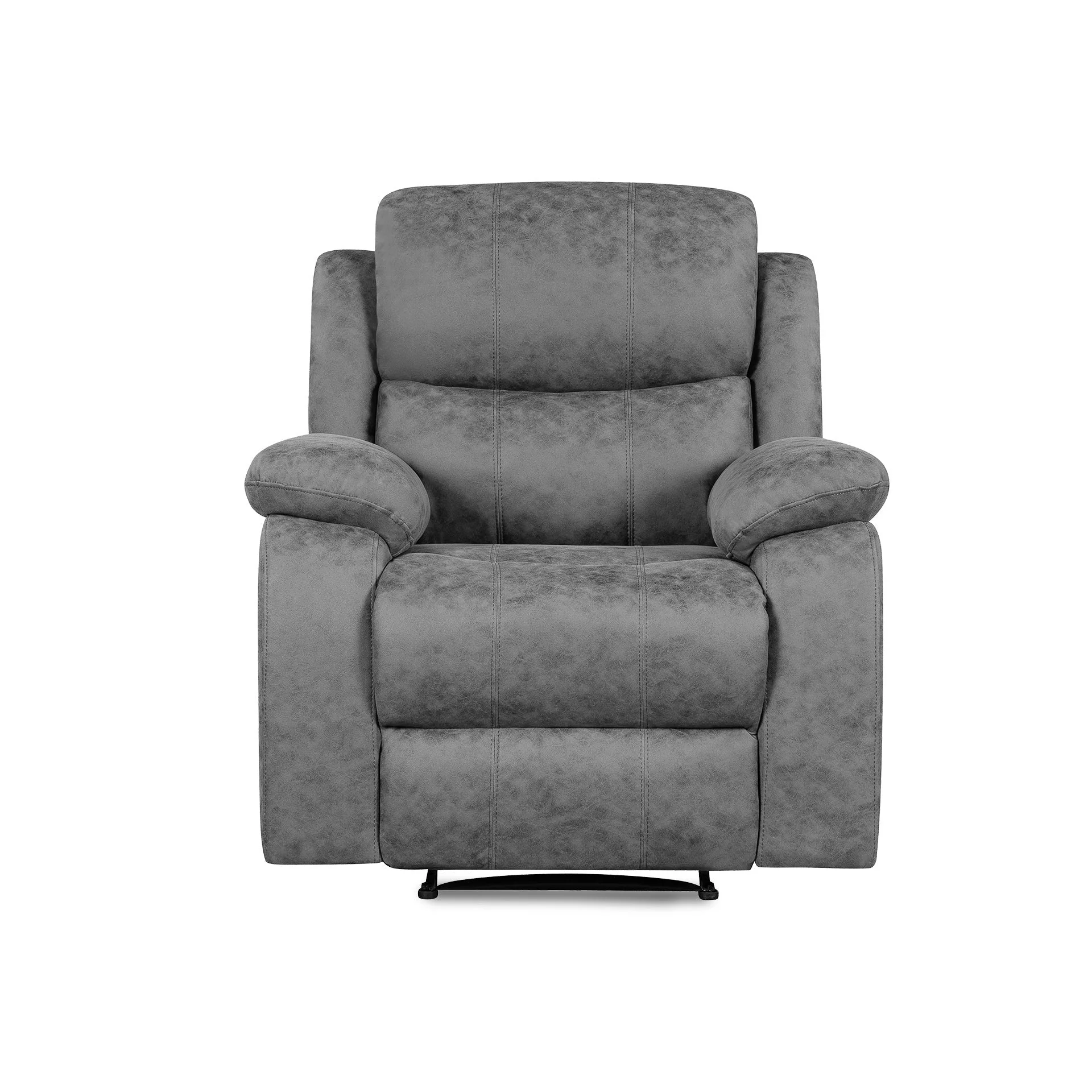 Wilson Manual Recliner Chair - Grey - Image 7