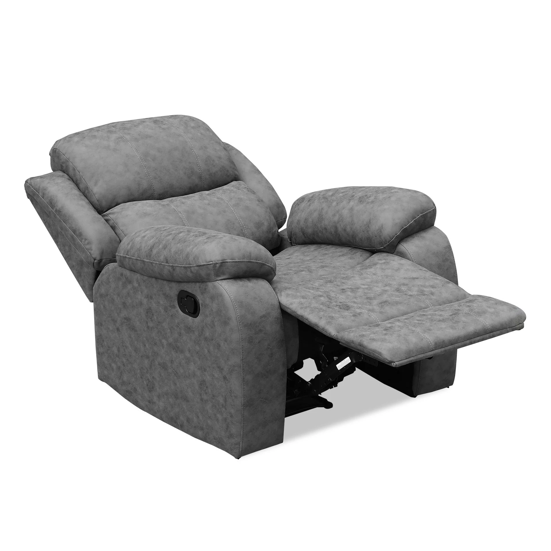 Wilson Manual Recliner Chair - Grey - Image 9