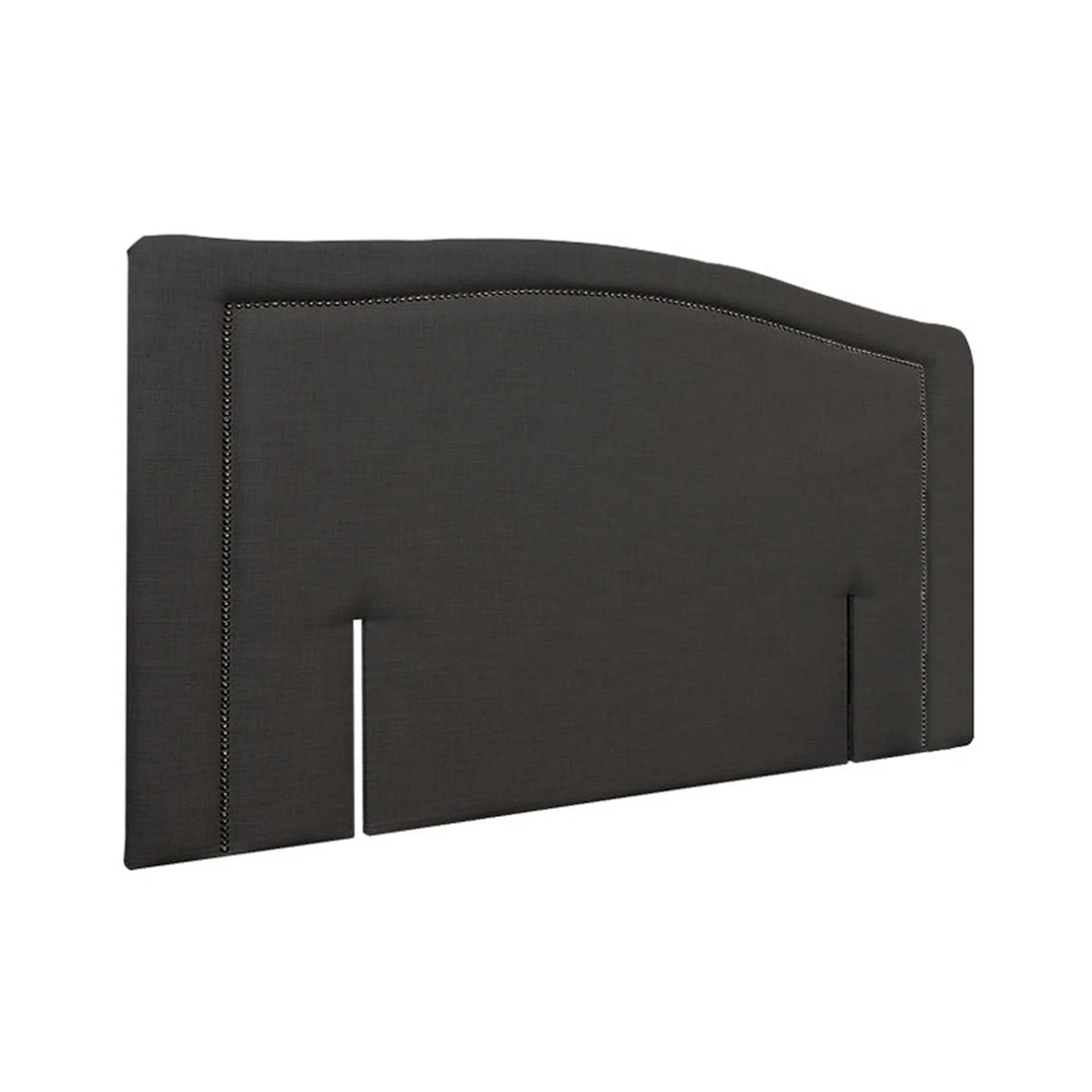 WINSTON Upholstered Headboard California King - BLACK - Image 8