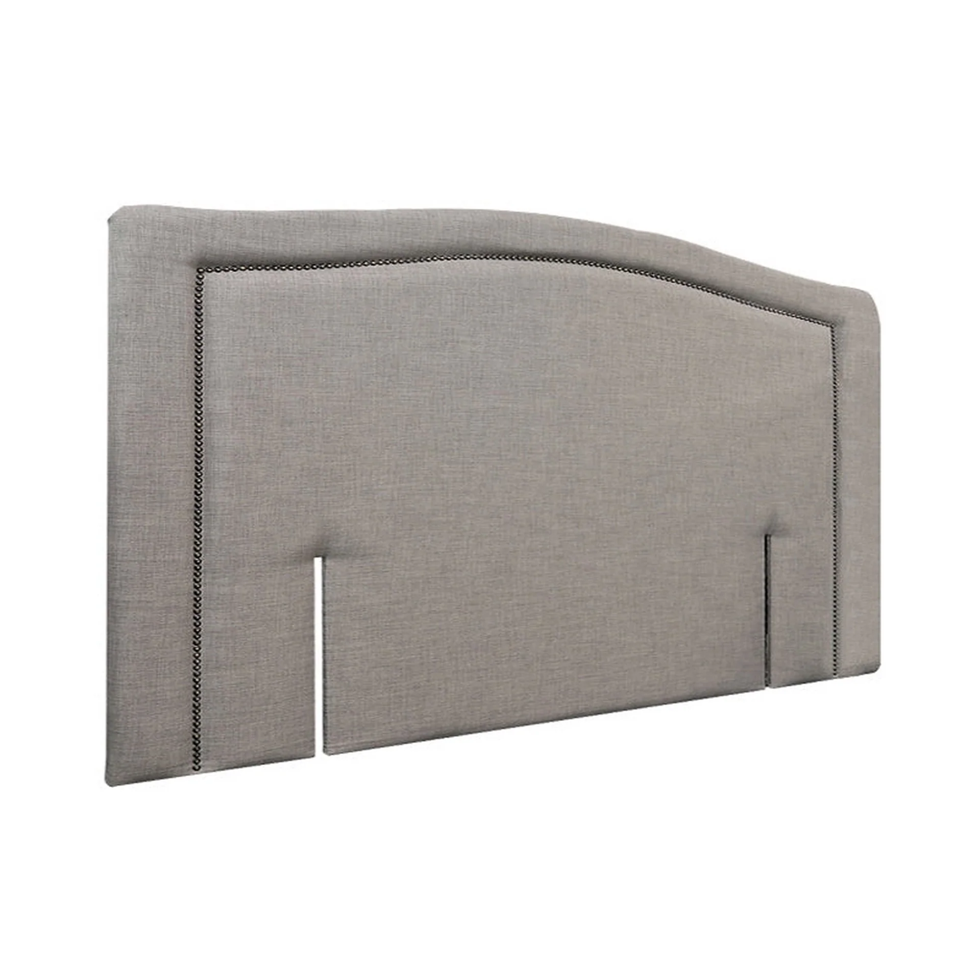 WINSTON Upholstered Headboard California King - GREY - Image 5