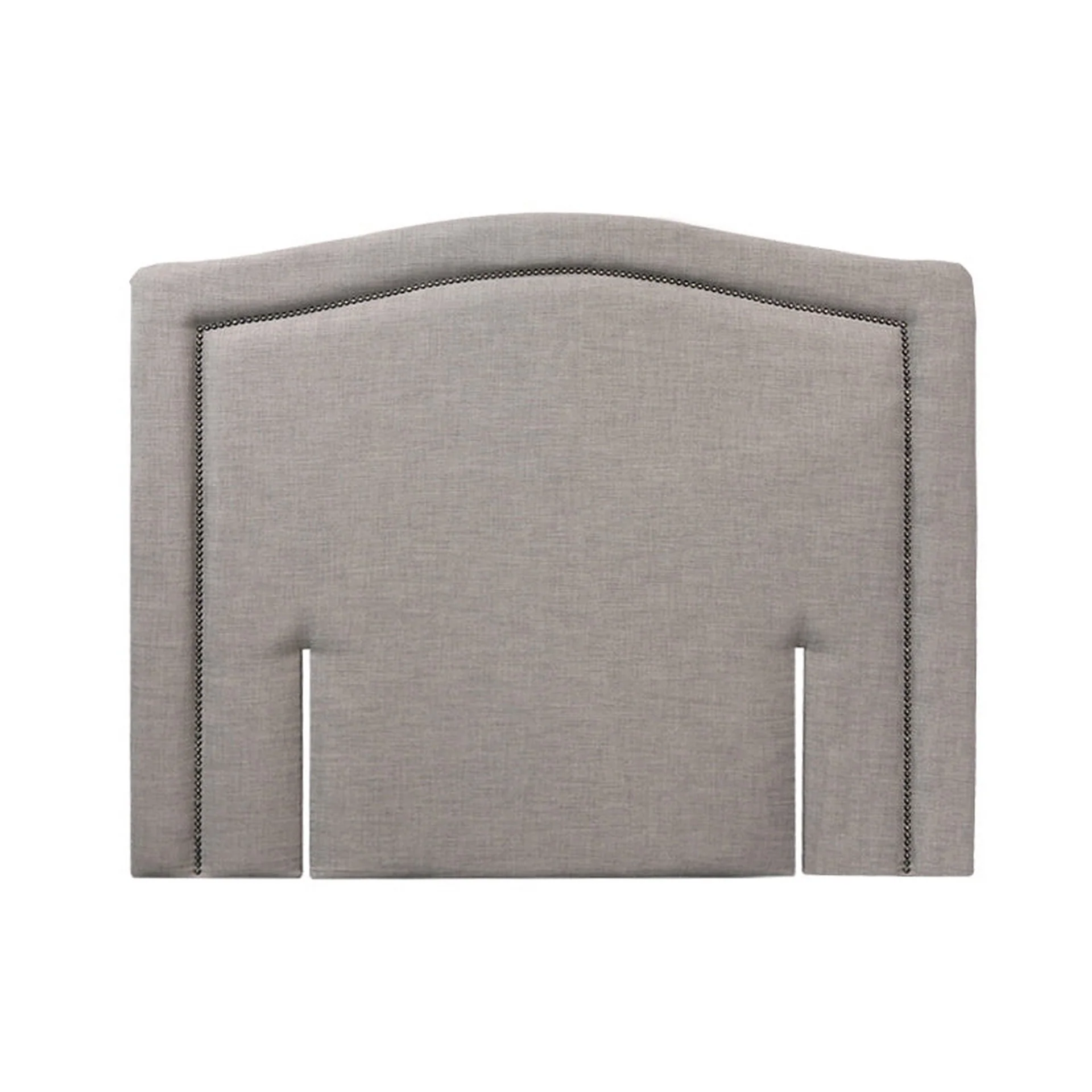 WINSTON Upholstered Headboard Double - GREY - Image 2