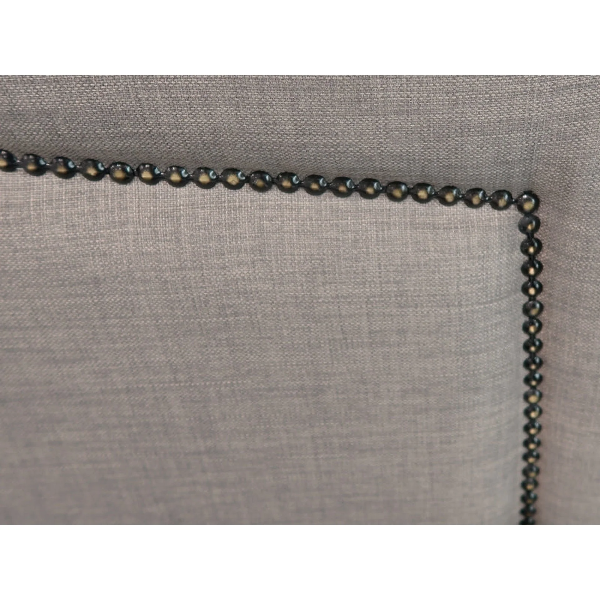WINSTON Upholstered Headboard Double - GREY - Image 6