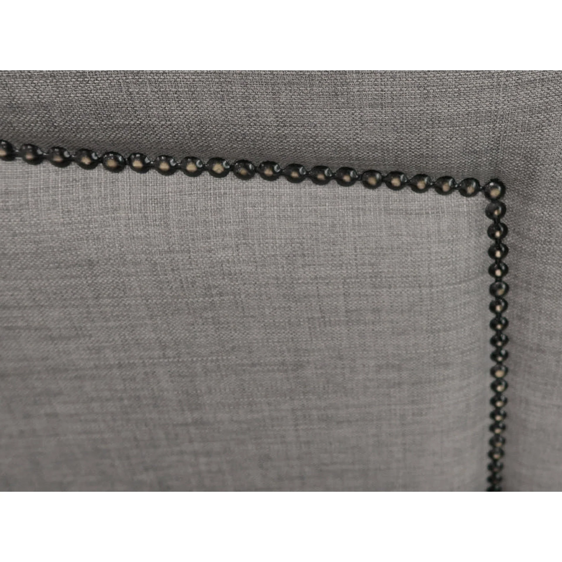 WINSTON Upholstered Headboard Double - SLATE - Image 2