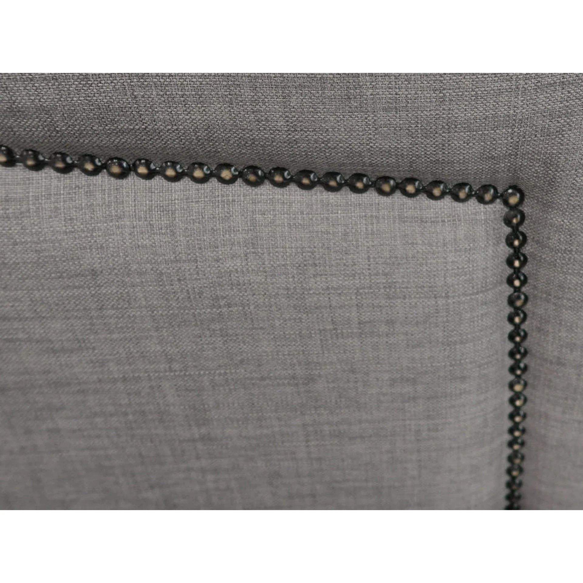 WINSTON Upholstered Headboard King Single - SLATE - Image 3