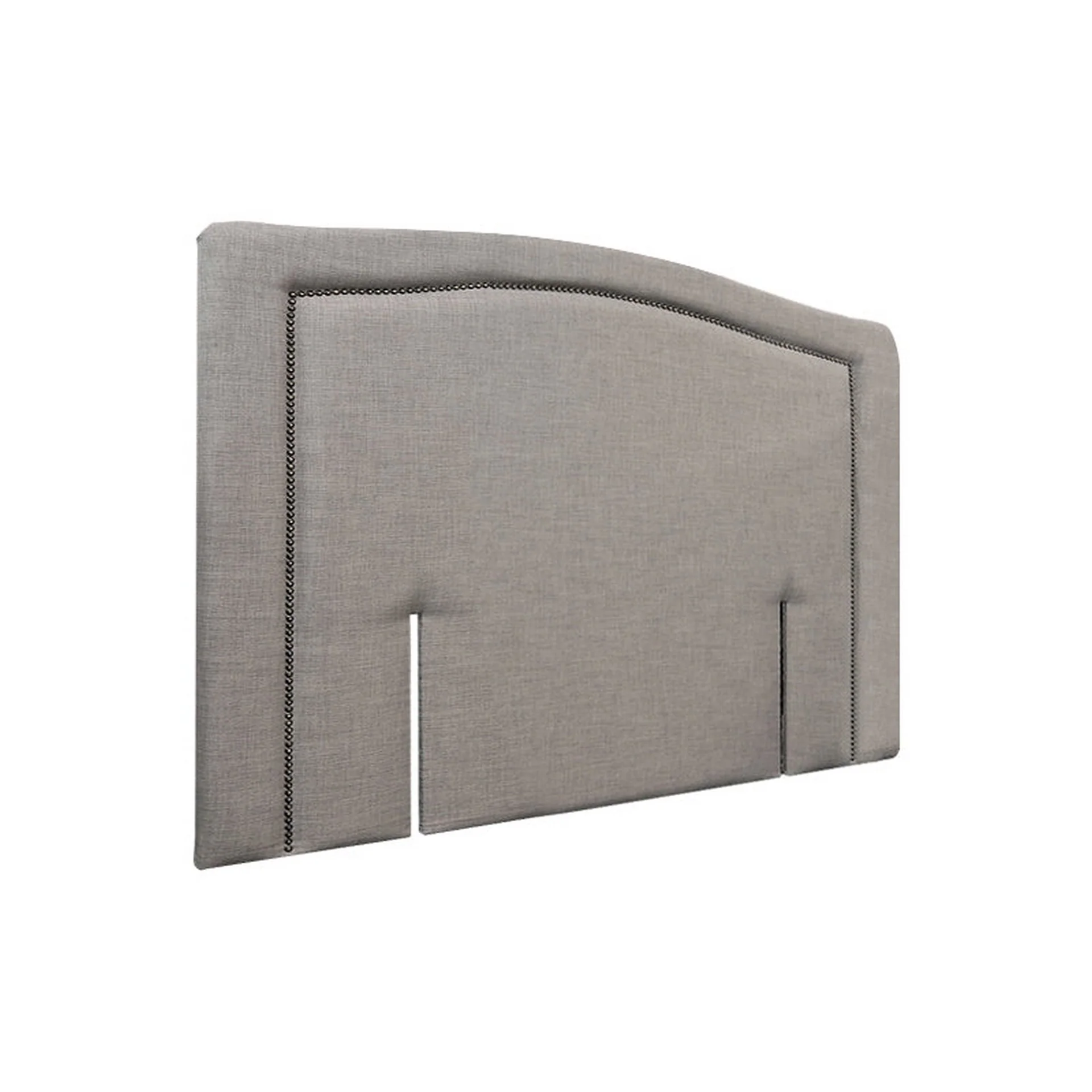 WINSTON Upholstered Headboard Queen - GREY - Image 6