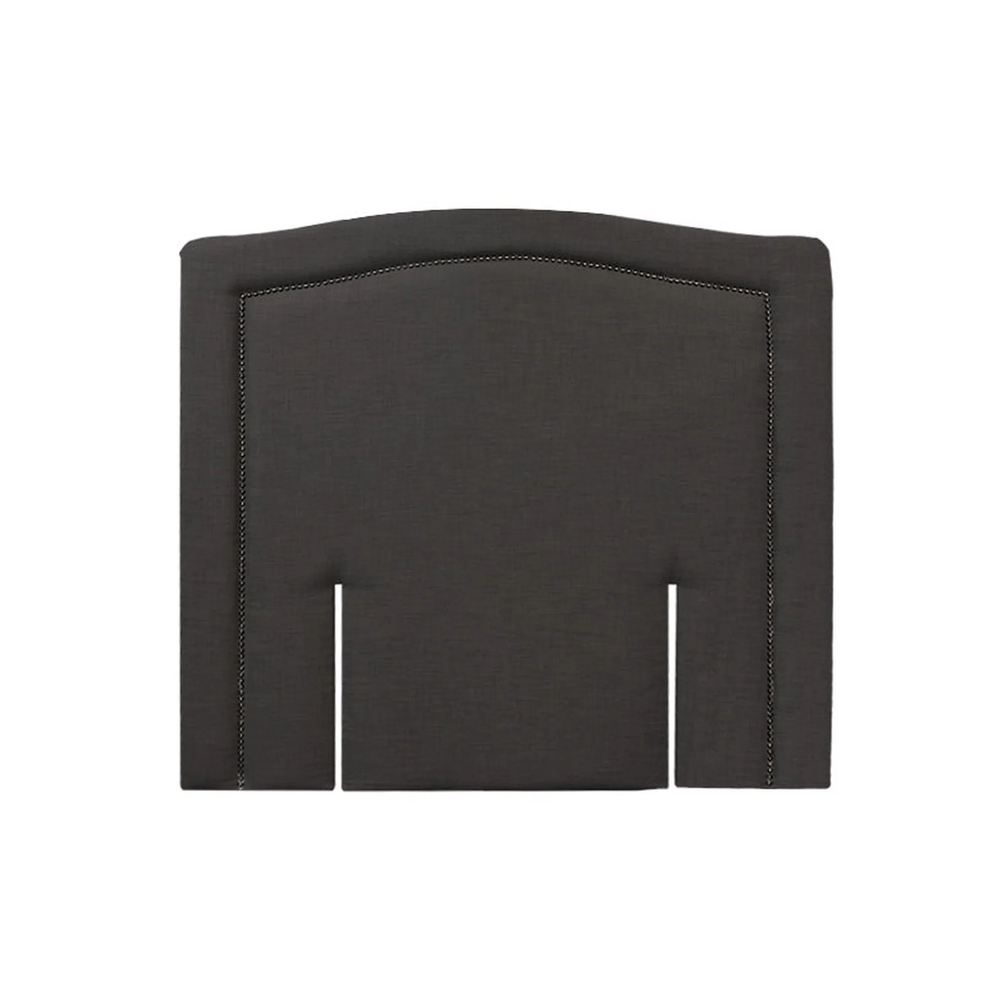 WINSTON Upholstered Headboard Single - BLACK - Image 4