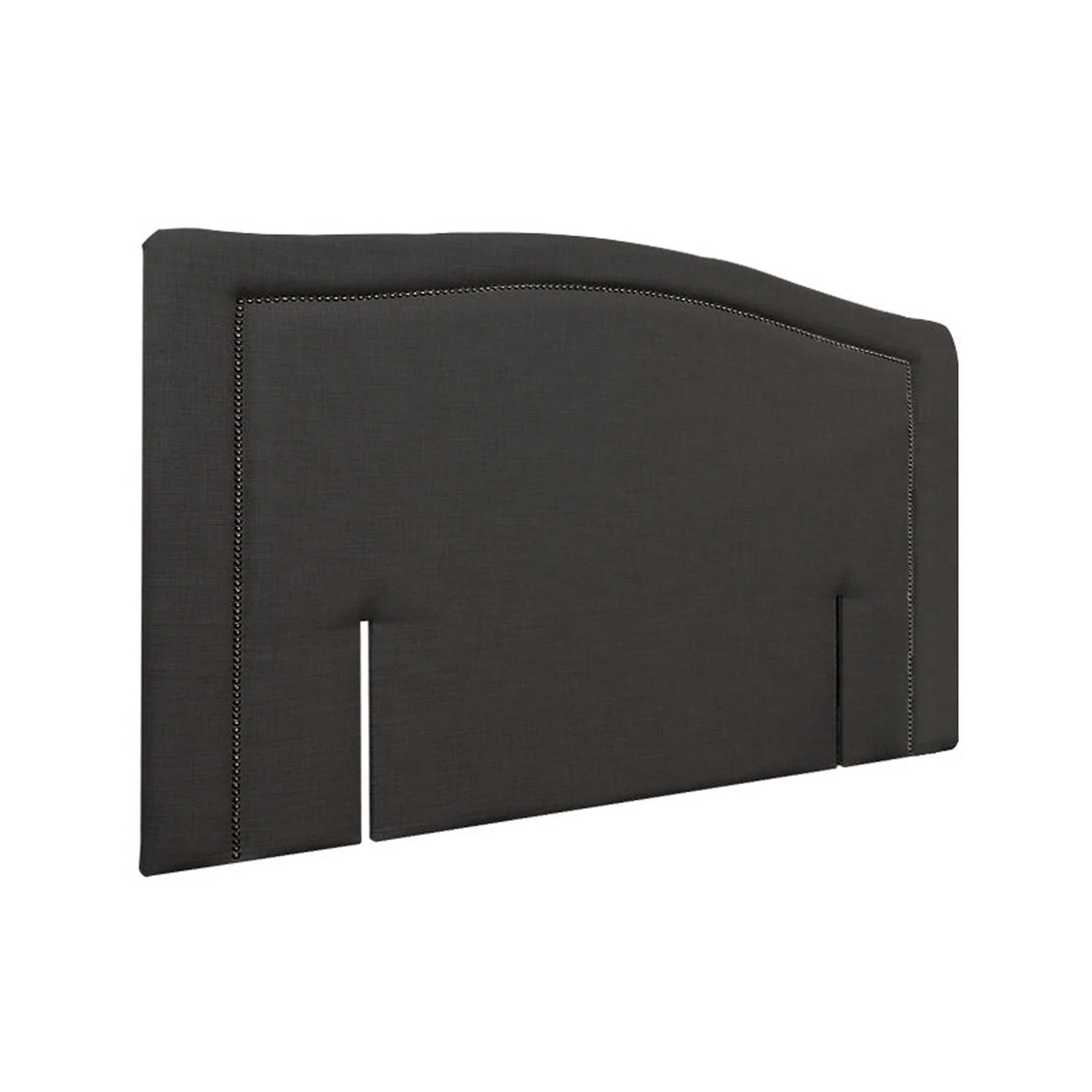 WINSTON Upholstered Headboard Super King - BLACK - Image 3