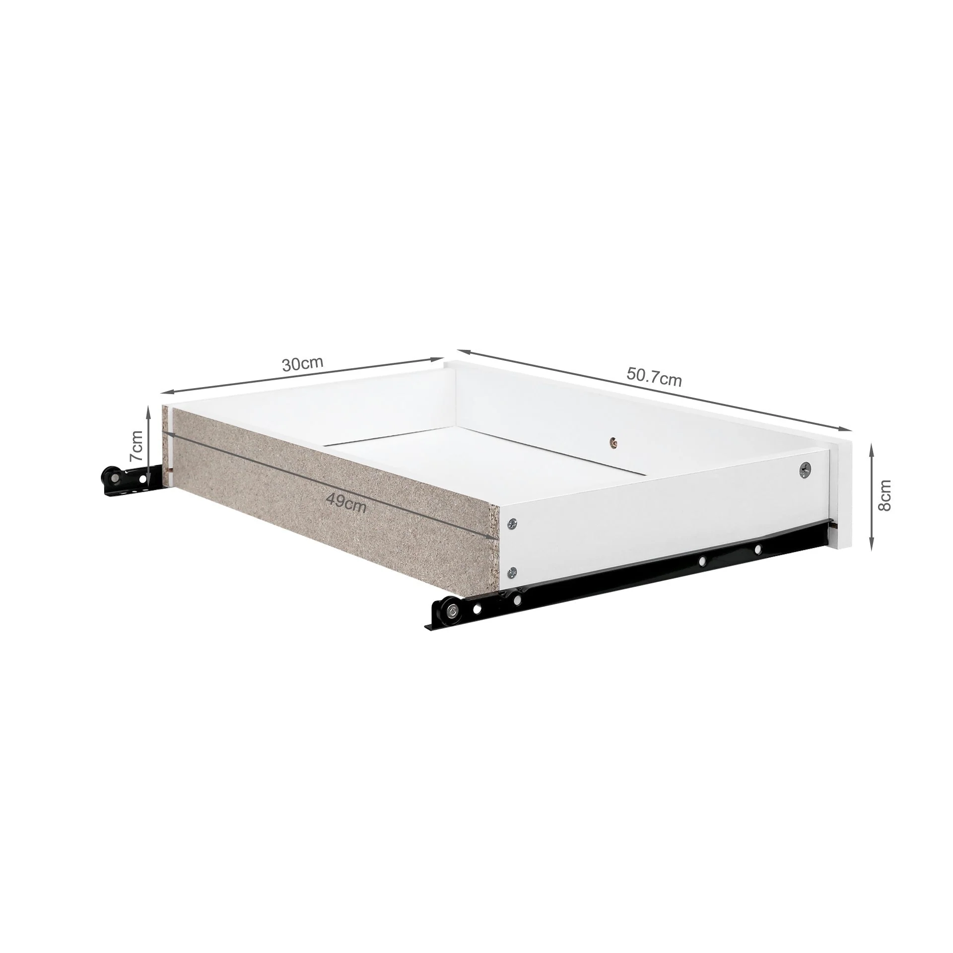 Wister Console Table - White - Image 11