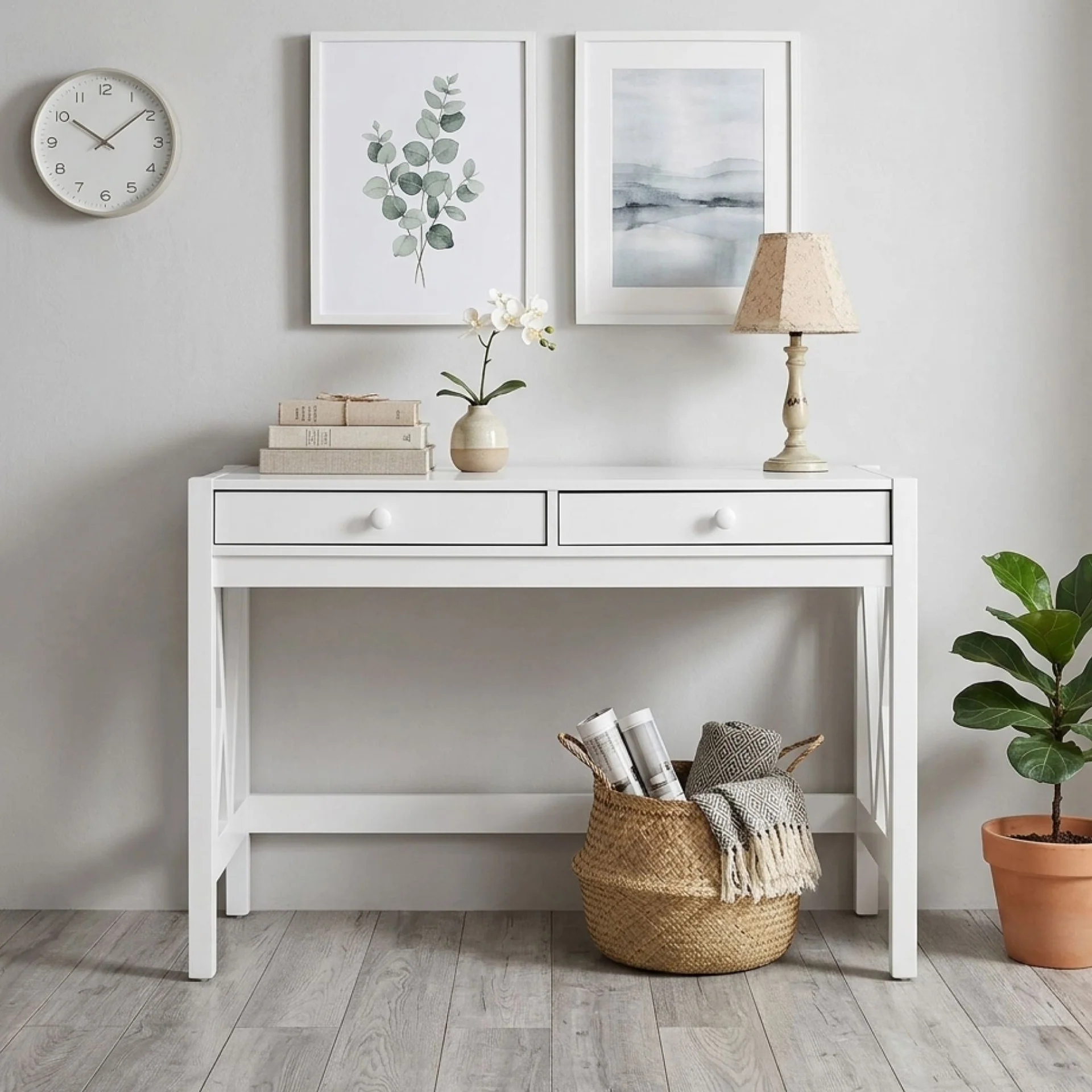 Wister Console Table - White - Image 3