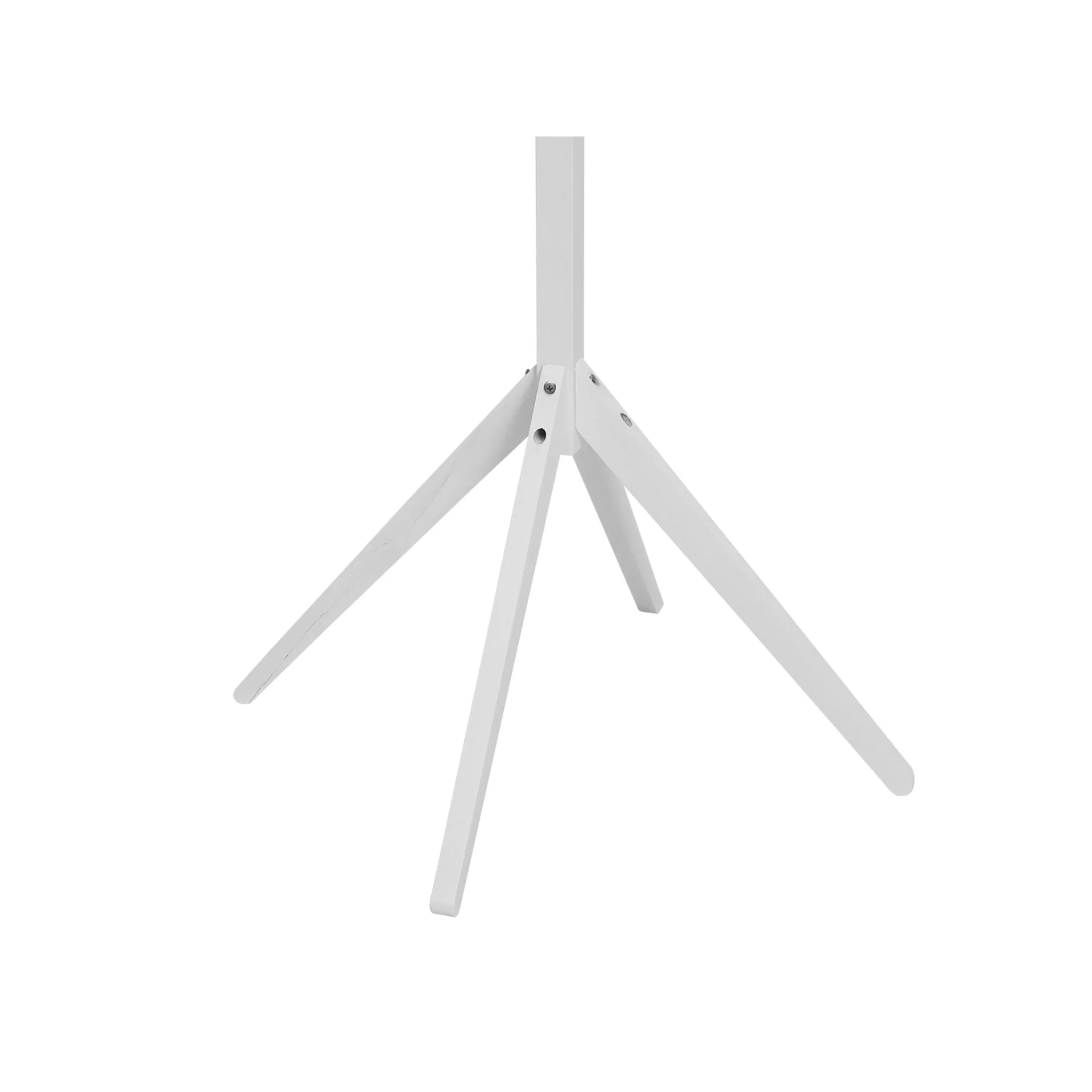 Wooden Clothes Rack Coat Hanger Stand - White - Image 5