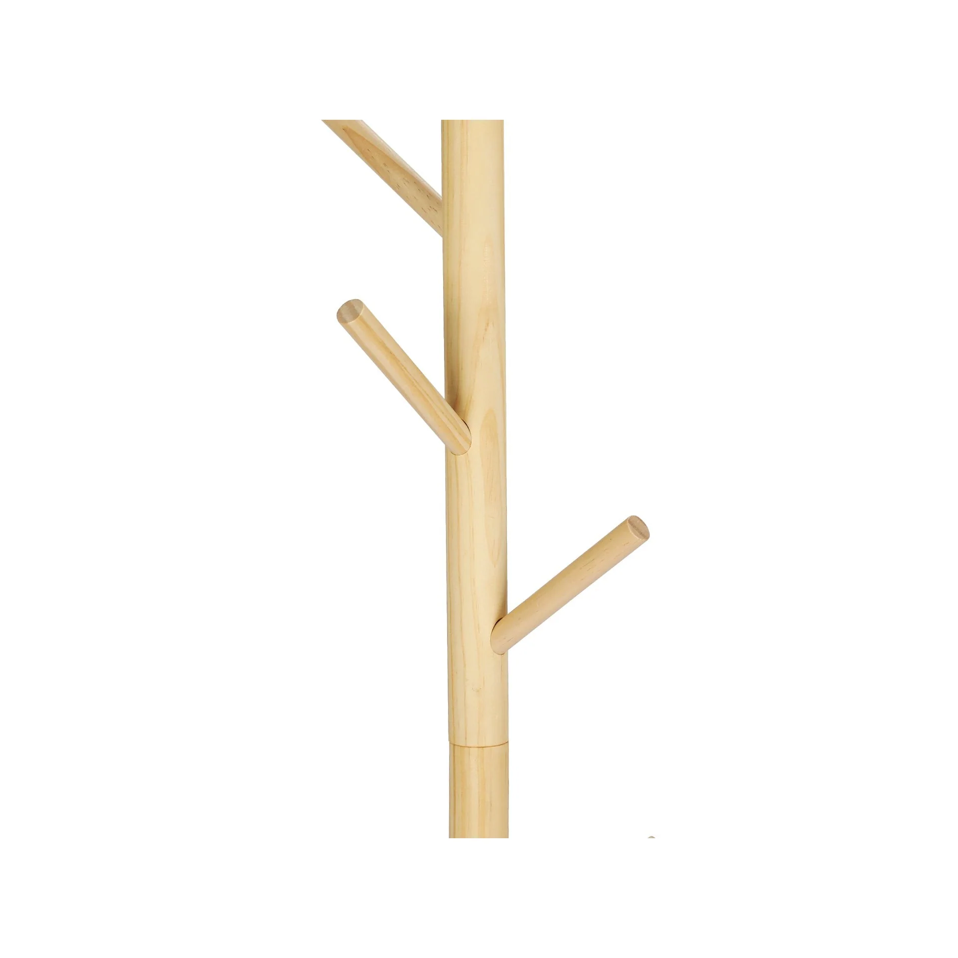 Wooden Clothes Rack Coat Rack Stand - Wood - Image 4