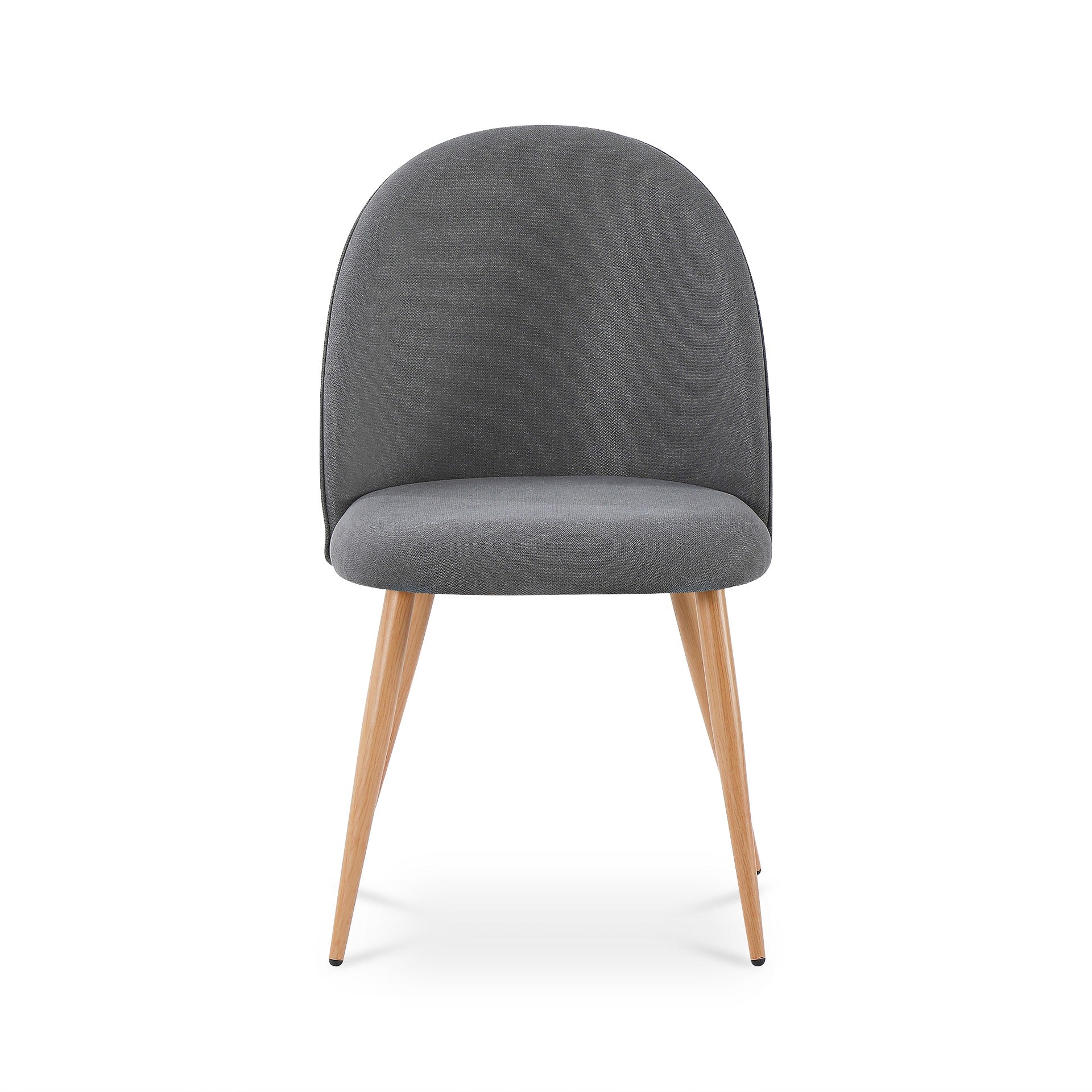 Wyatt Linen Dining Chair - Set of 2 - Dark Grey - Image 5