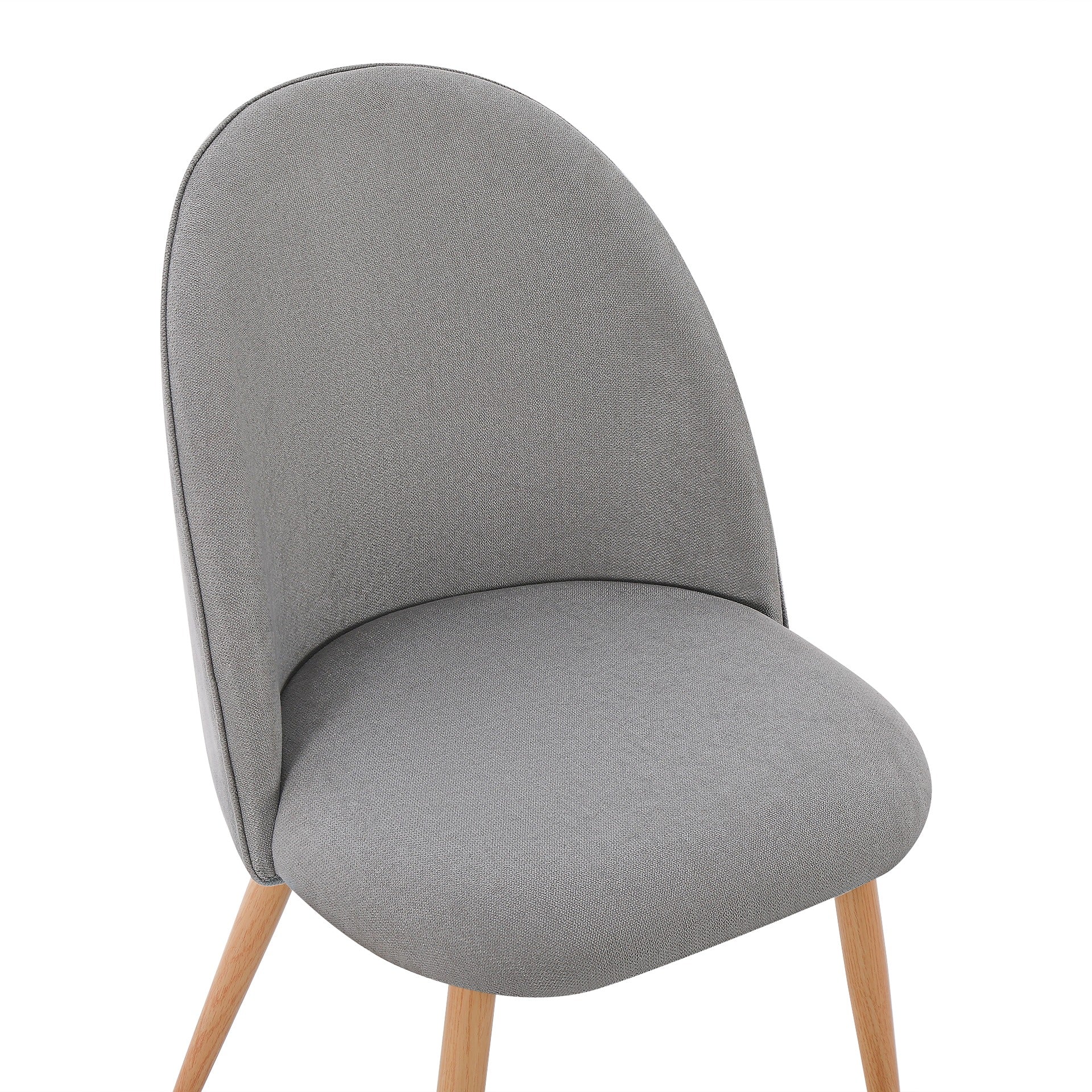 Wyatt Linen Dining Chair - Set of 2 - Light Grey - Image 11