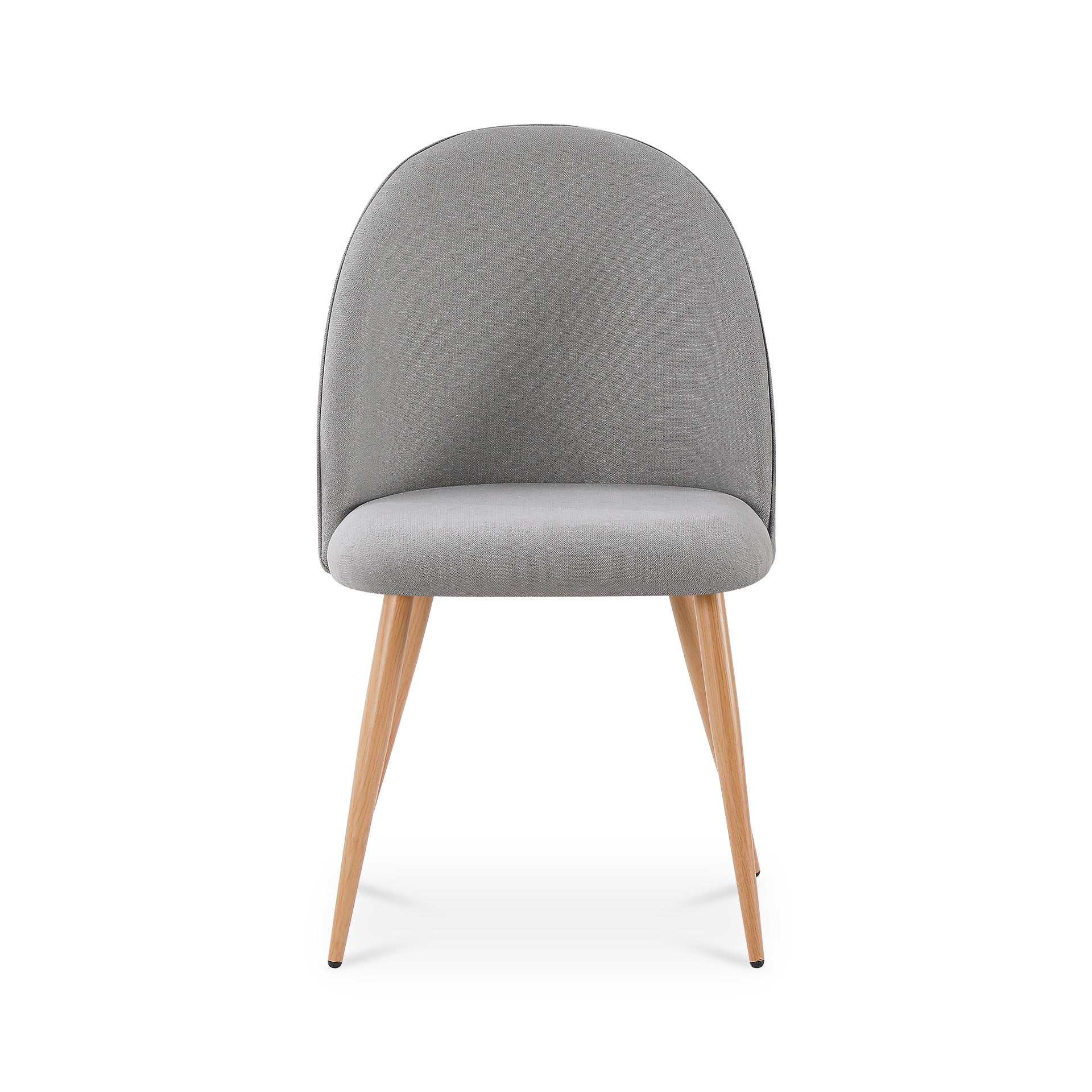 Wyatt Linen Dining Chair - Set of 2 - Light Grey - Image 8