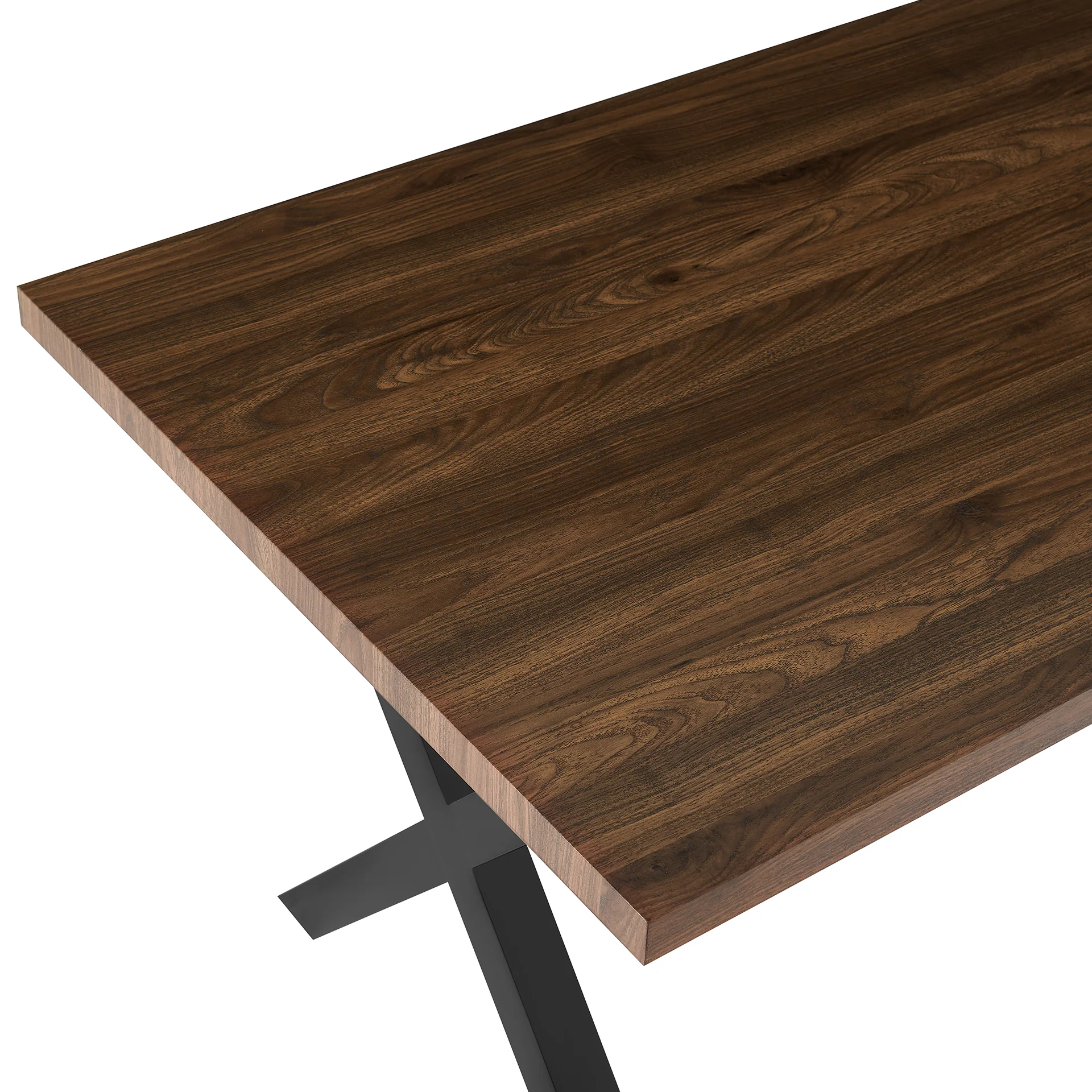 Xavron Rectangle Dining Table 180x90cm - Walnut - Image 10