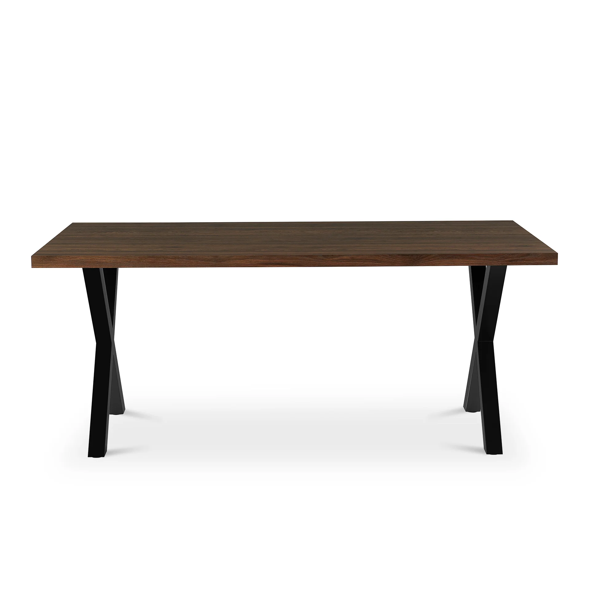 Xavron Rectangle Dining Table 180x90cm - Walnut - Image 8