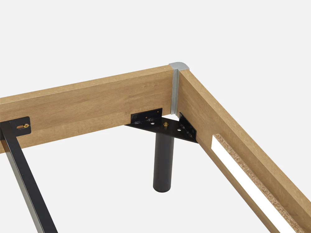 XOAN Double Wooden Bed Frame - Oak - Image 9