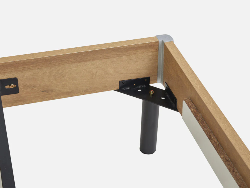 XOAN King Wooden Bed Frame - Oak - Image 8