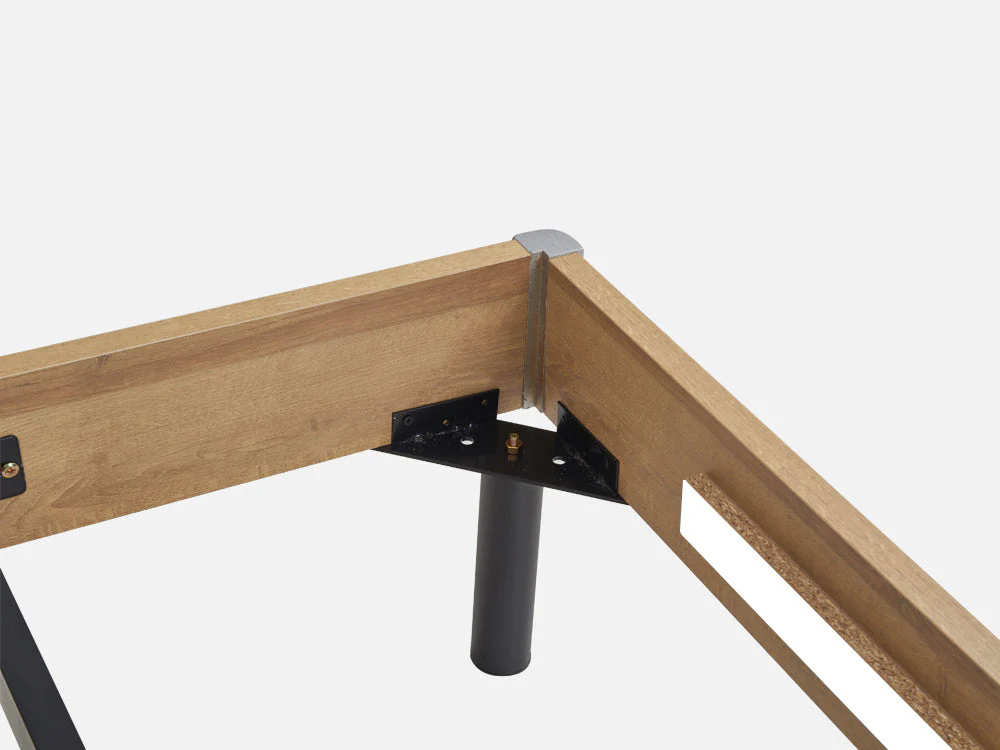XOAN Queen Wooden Bed Frame - Oak - Image 9