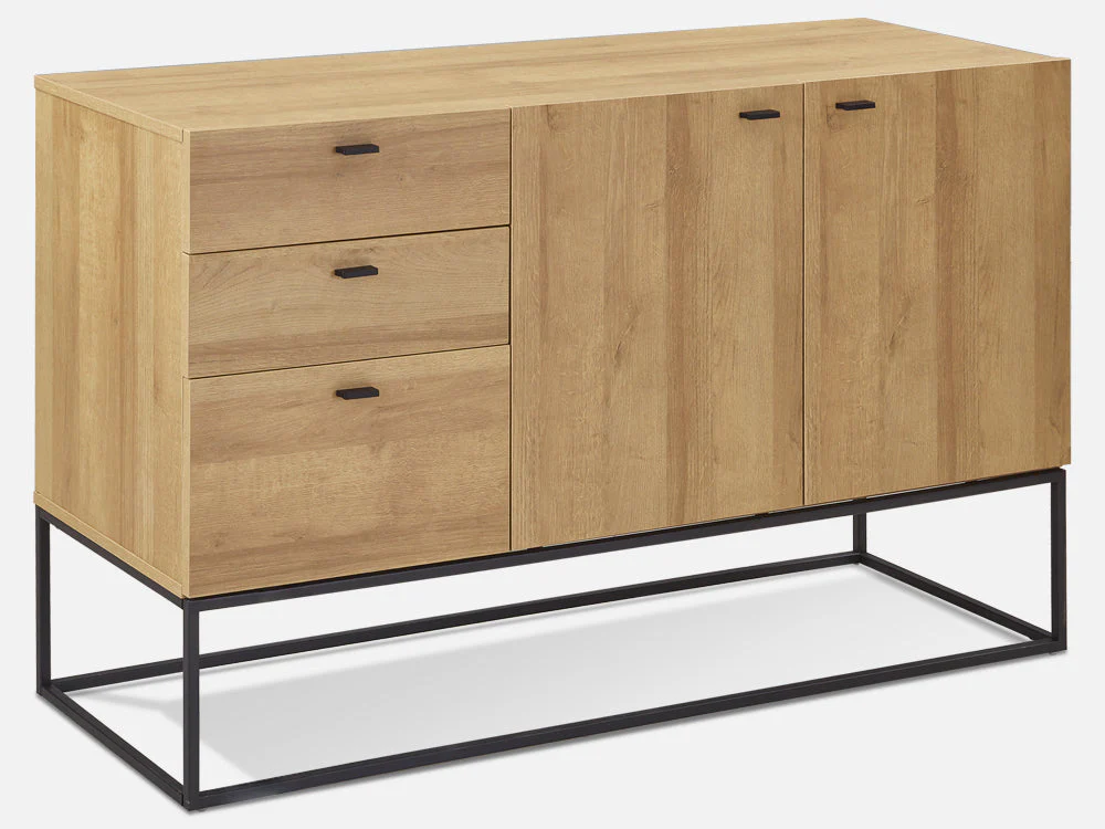 XOAN Sideboard Buffet Table - Oak - Image 2