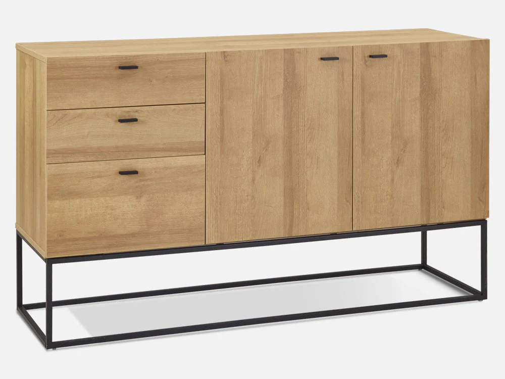 XOAN Sideboard Buffet Table - Oak - Image 3